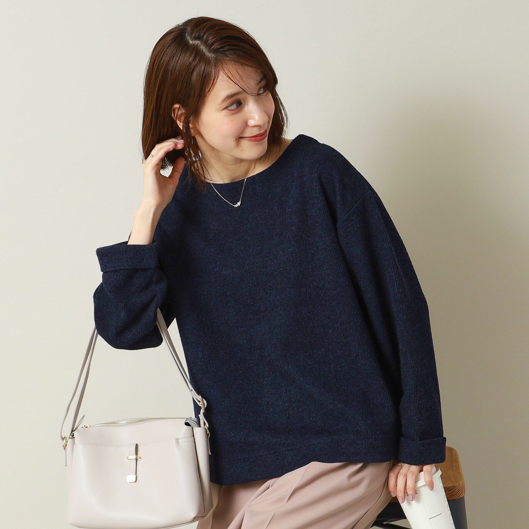 ITS&rsquo;DEMO「【マシンウォッシャブル】ボートネックプルオーバー」|Tシャツ・カットソー|