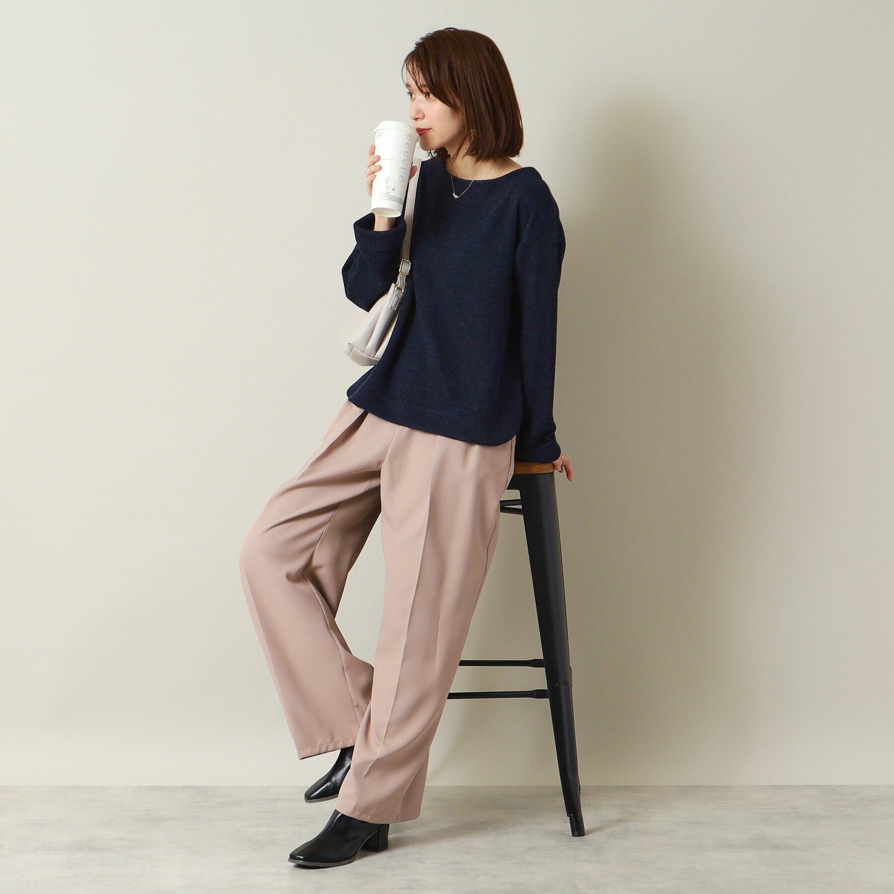 ITS&rsquo;DEMO「【マシンウォッシャブル】ボートネックプルオーバー」|Tシャツ・カットソー|