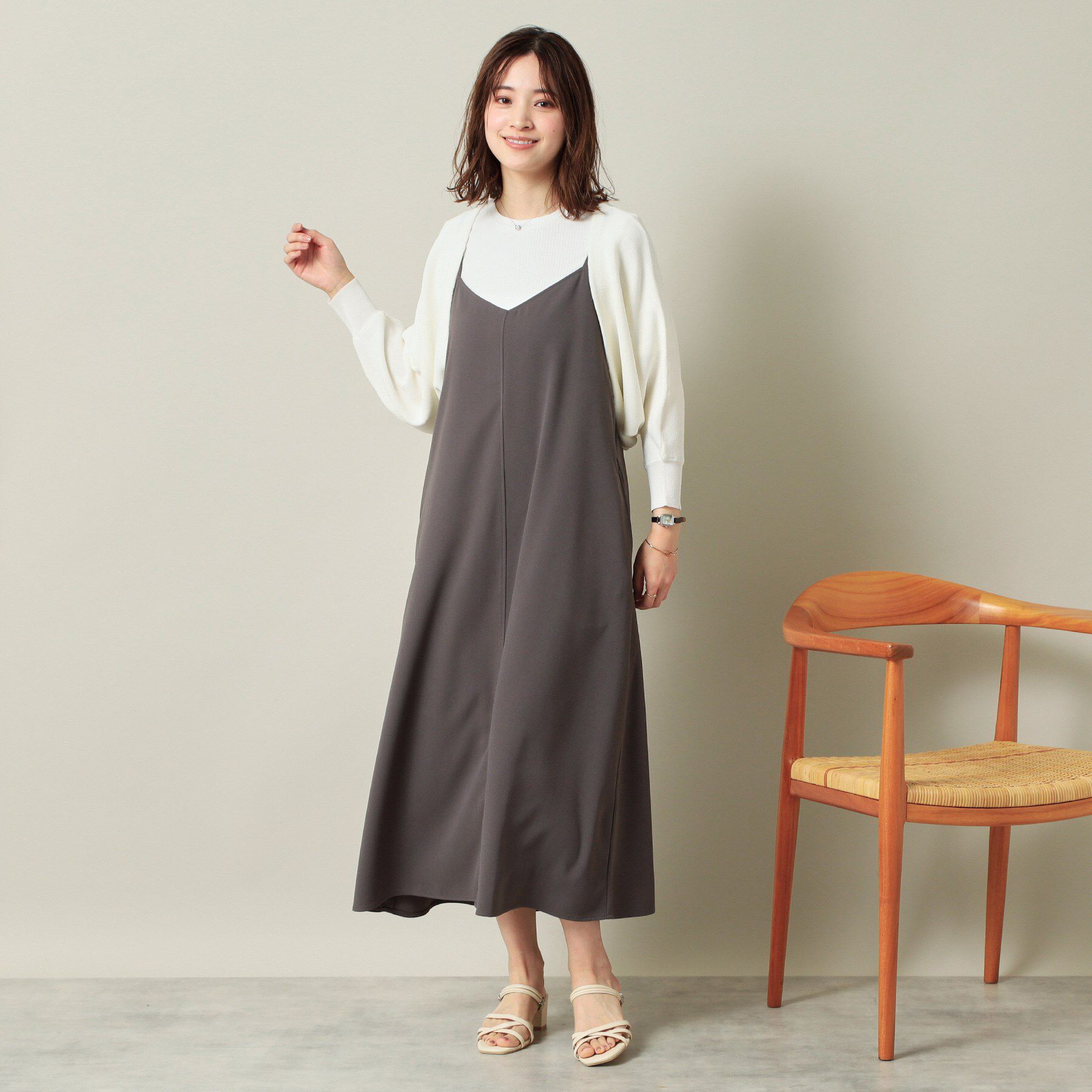 ITS&rsquo;DEMO「【UVケア／アンチピリング／手洗い可】ニットボレロ」|カーディガン|