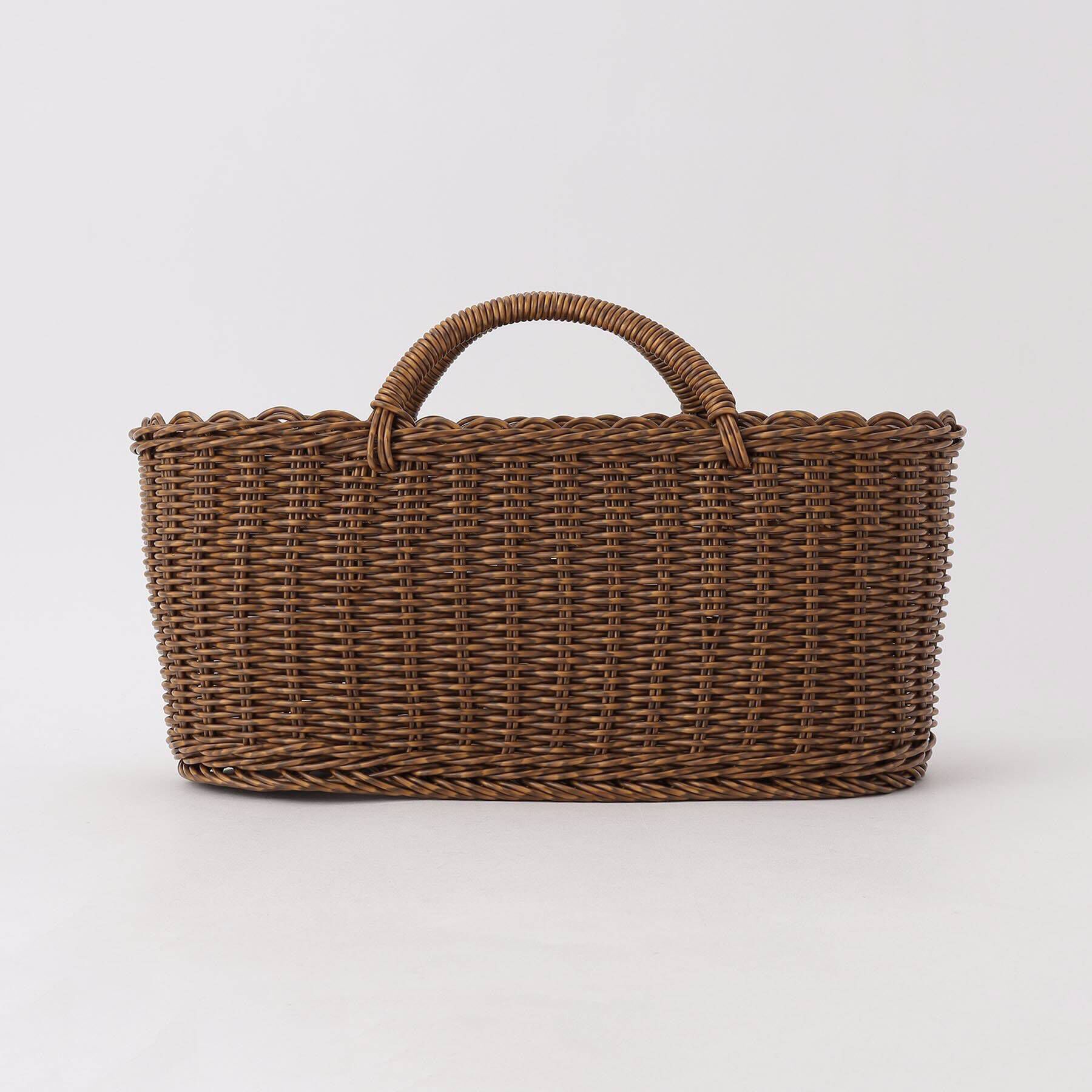 212 KITCHEN STORE「UTILE ユティル オーバルハンドルバスケット L」|その他|その他