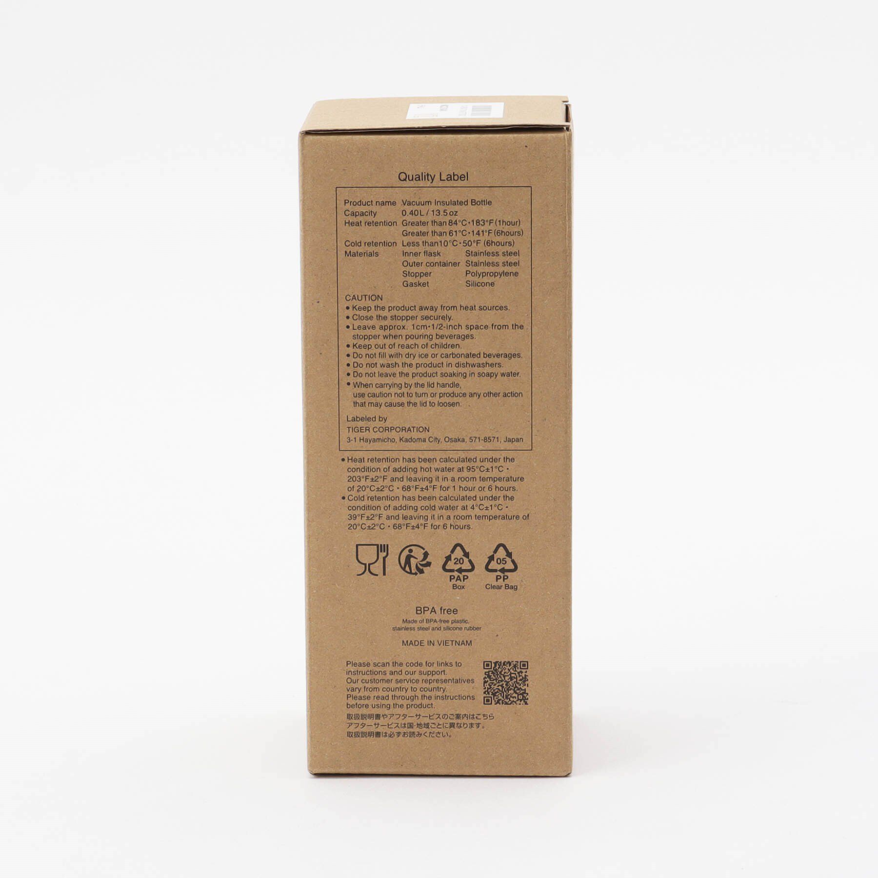 212 KITCHEN STORE「◆真空断熱ボトル 0.4L LM ＜TIGER タイガー＞」|食器・キッチングッズ|