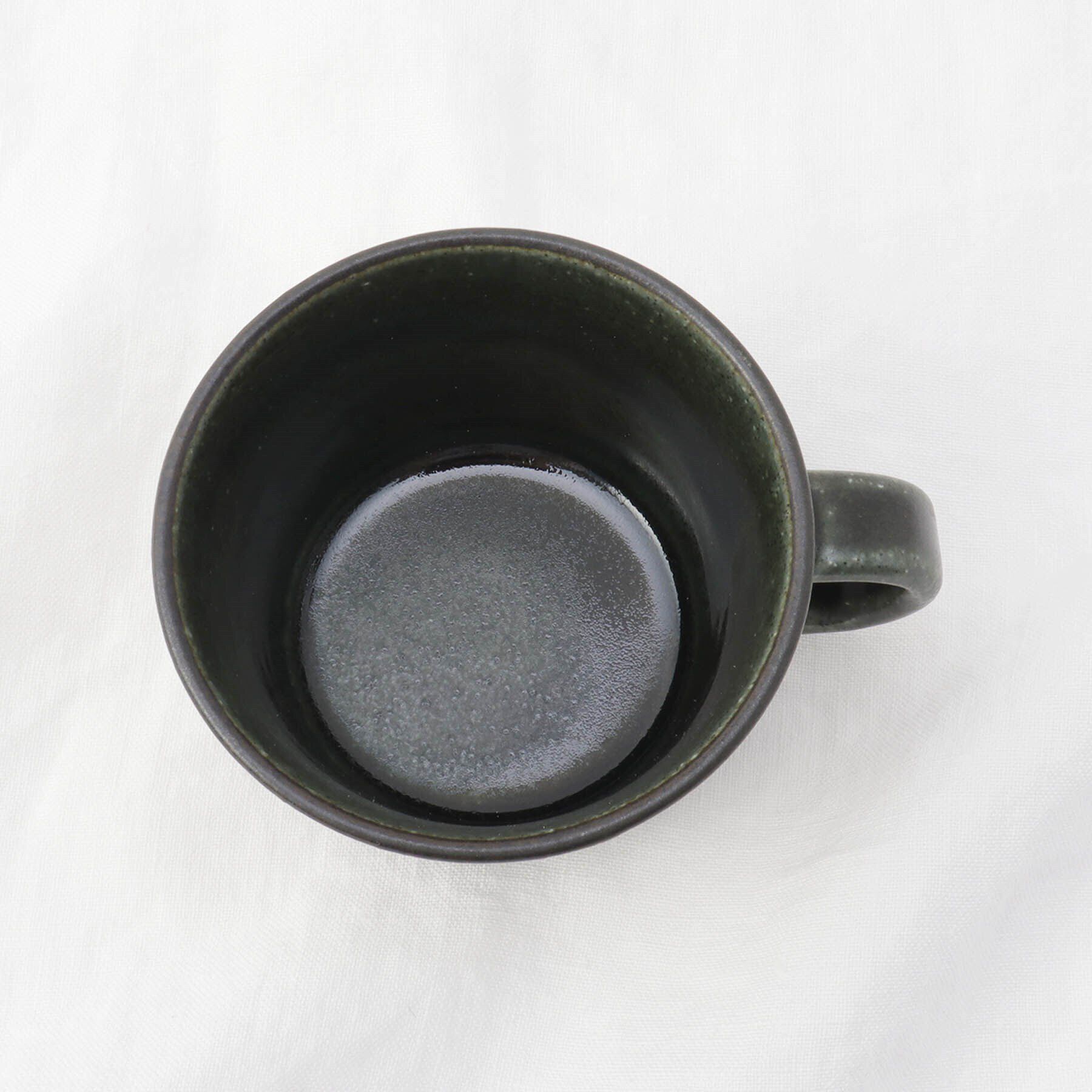 212 KITCHEN STORE「掛け分け マグカップ 黒土 GR」|グラス・マグカップ|