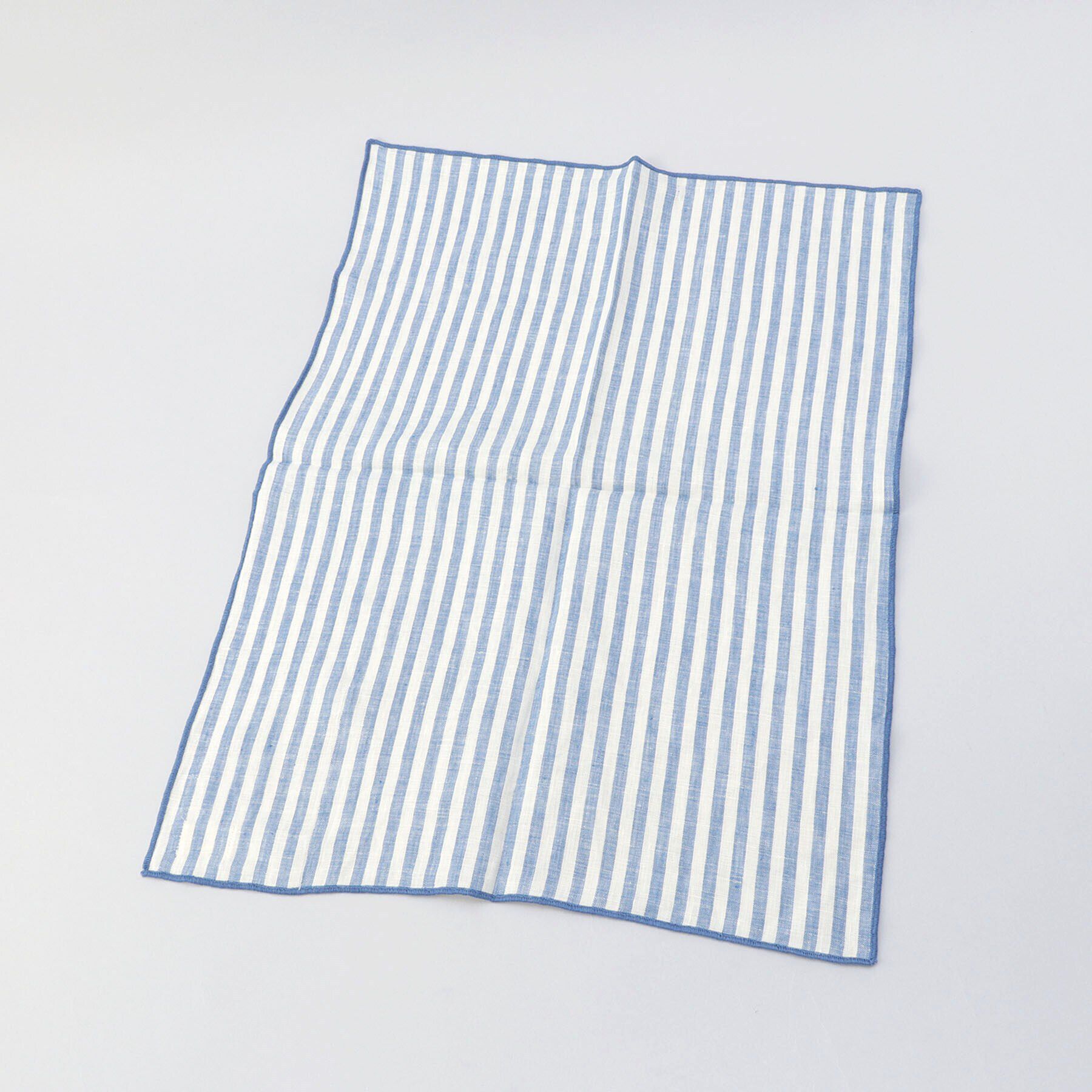 212 KITCHEN STORE「リネンストライプ キッチンクロスL WH&times;BL ＜212Kオリジナル ＞」|食器・キッチングッズ|