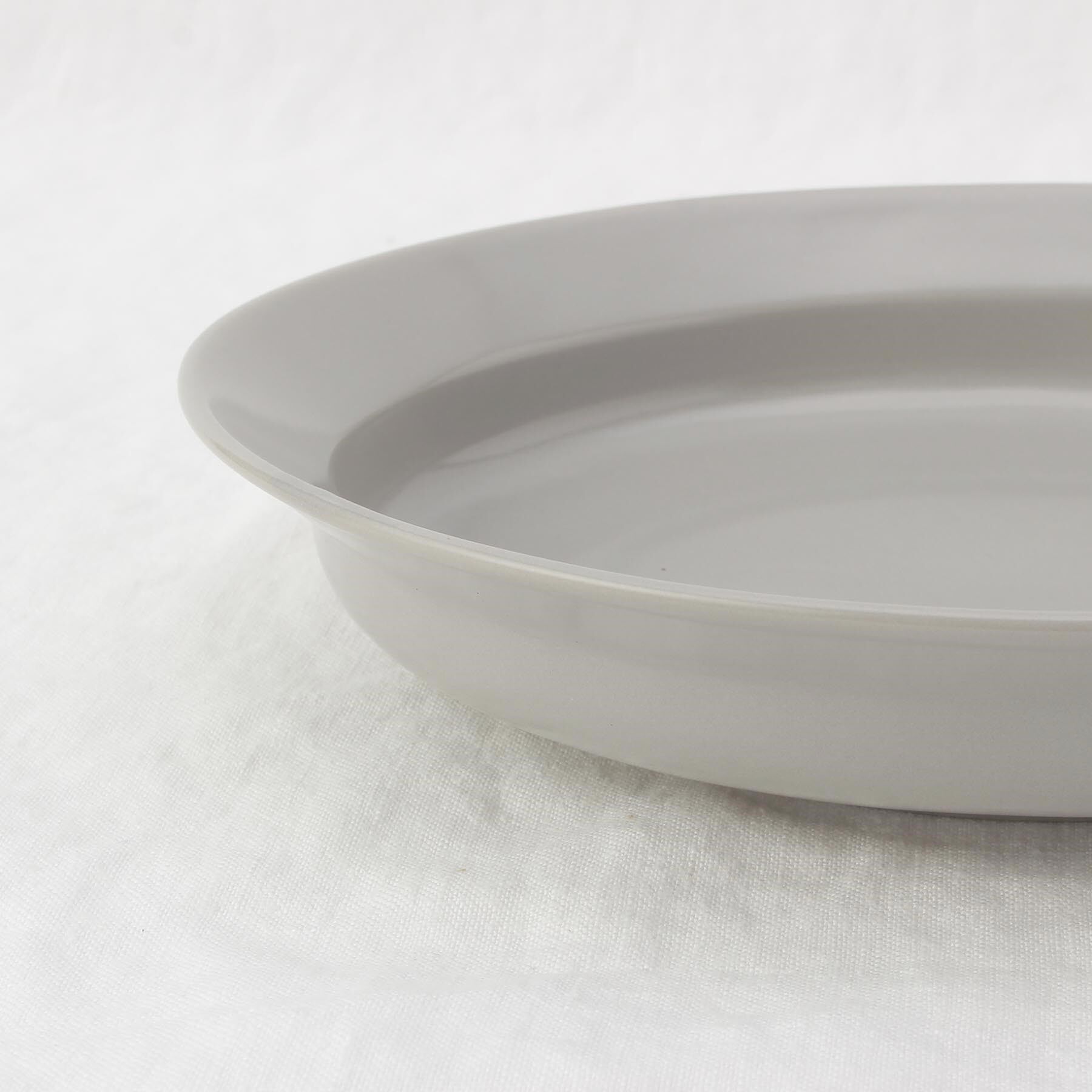 212 KITCHEN STORE「KOS リムオーバルボウル グレー」|食器・キッチングッズ|