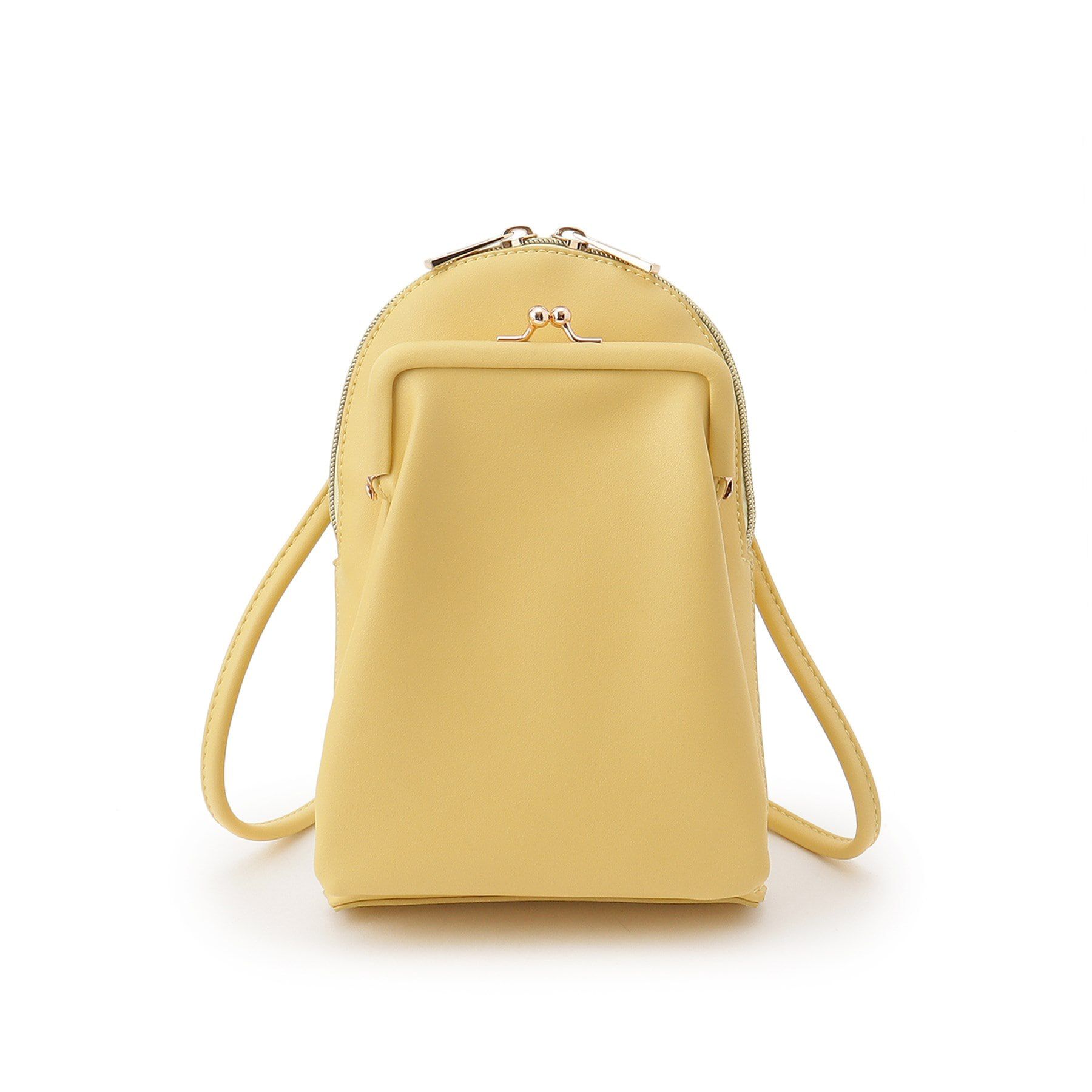 Ober Tashe「がま口タテ型ミニショルダー」|ショルダー・メッセンジャー|イエロー(032)