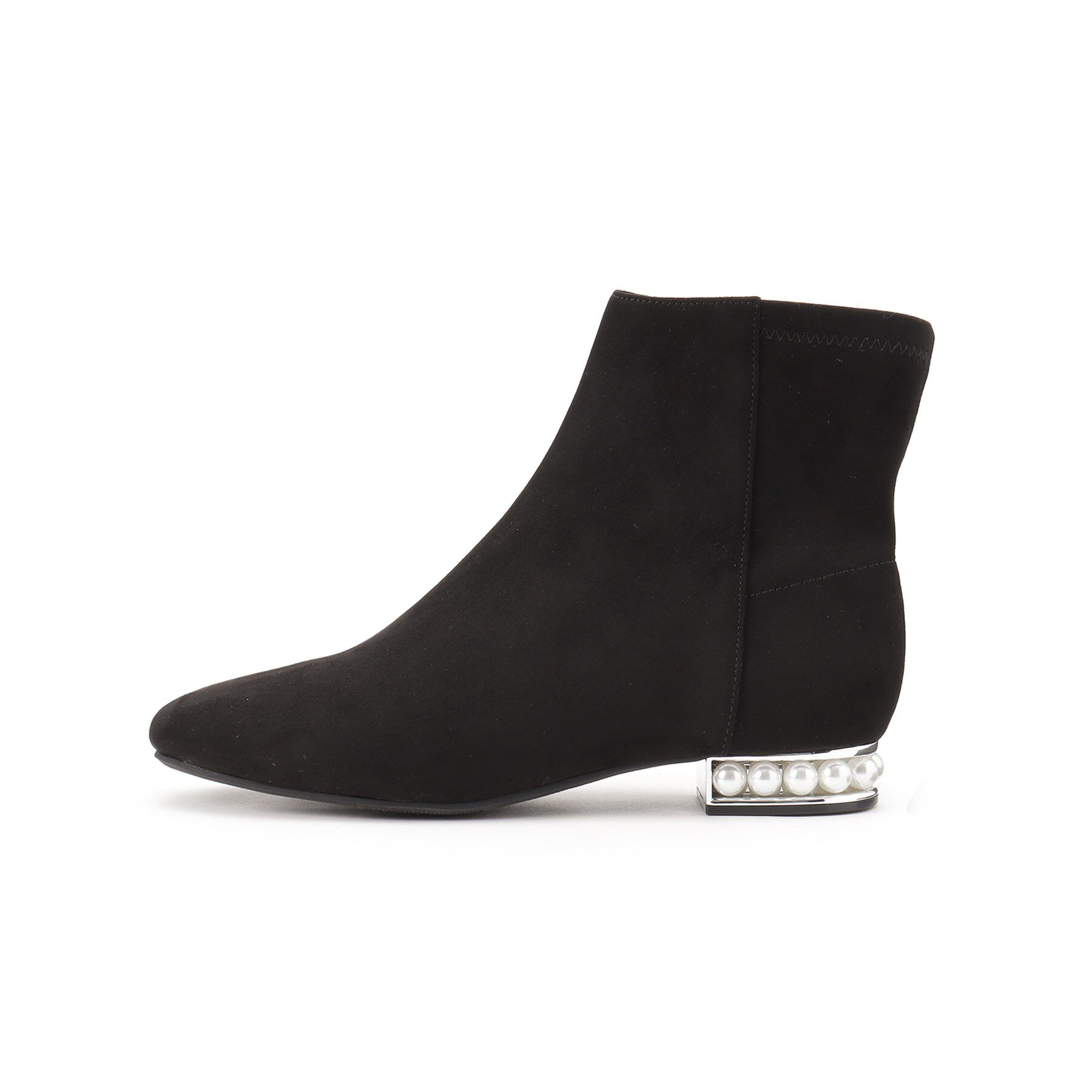 ESPERANZA「パール調ヒールショートブーツ」|ショートブーツ|