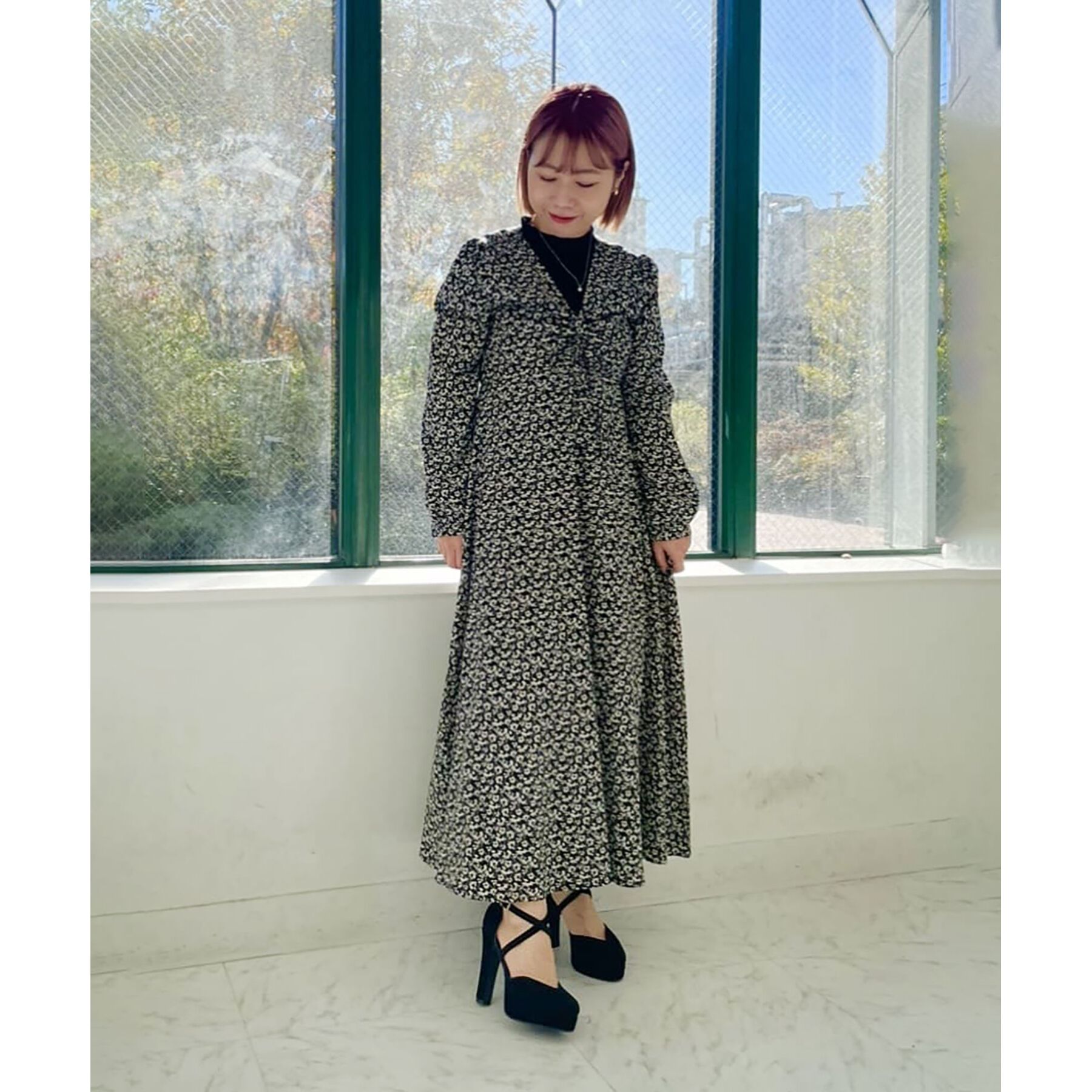 ESPERANZA「クロスストラップハイヒールセパレートパンプス」|パンプス|