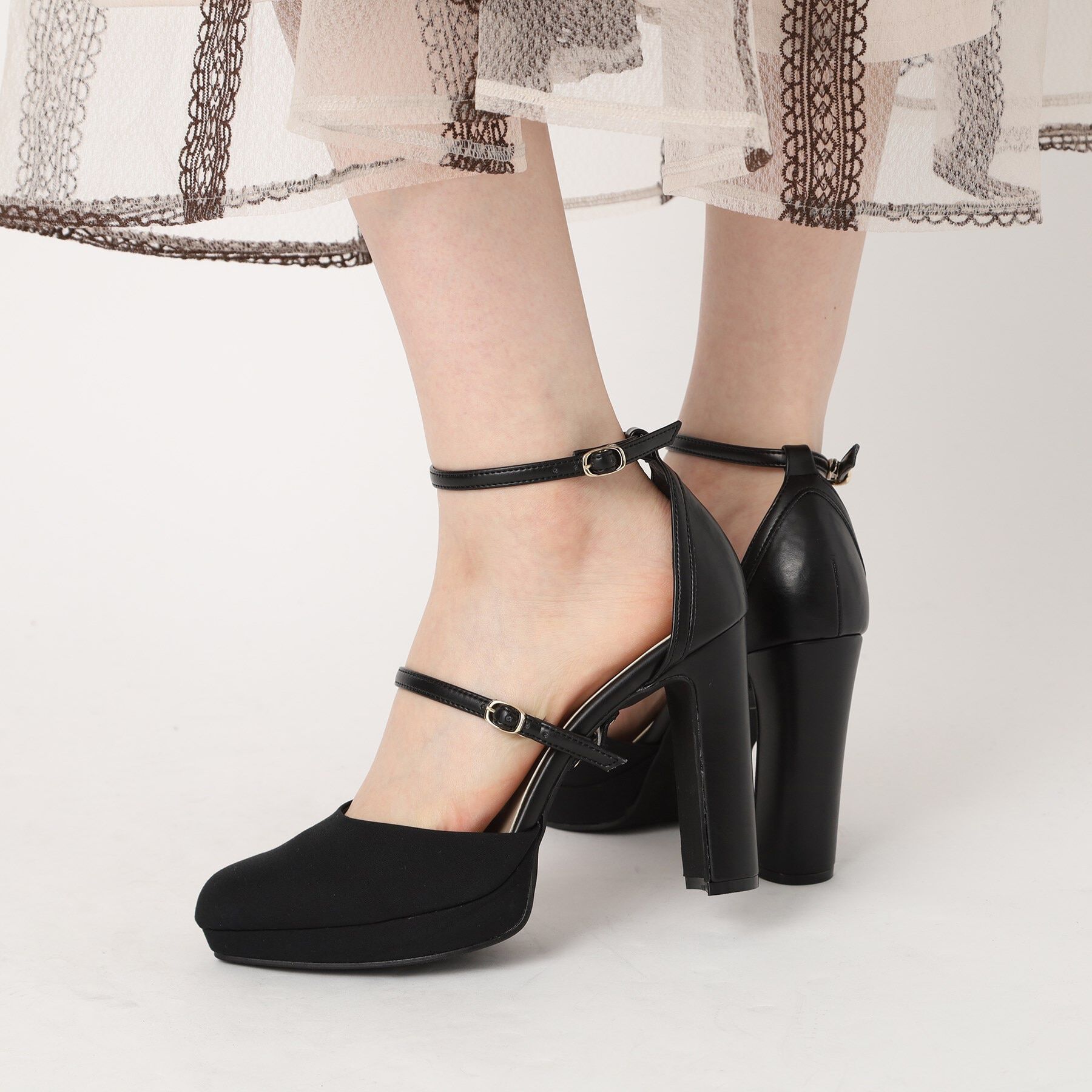 ESPERANZA「3Wayダブルストラップパンプス」|パンプス|