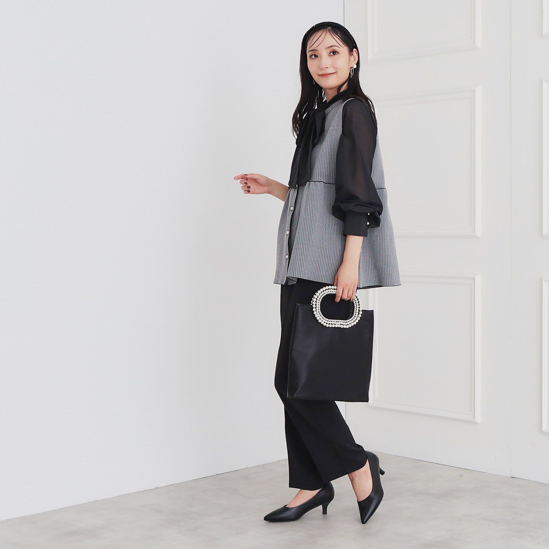 SunaUna「【パール調／セレモニー】パール調トート」|トートバッグ|