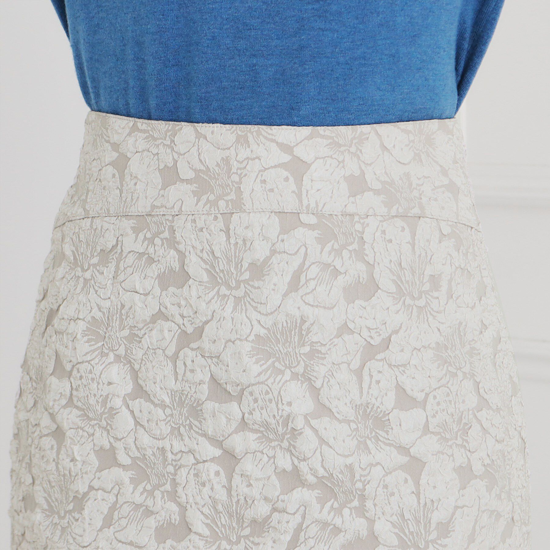 SunaUna「【ジャカード／カーブシルエット】タイトスカート」|スカート|