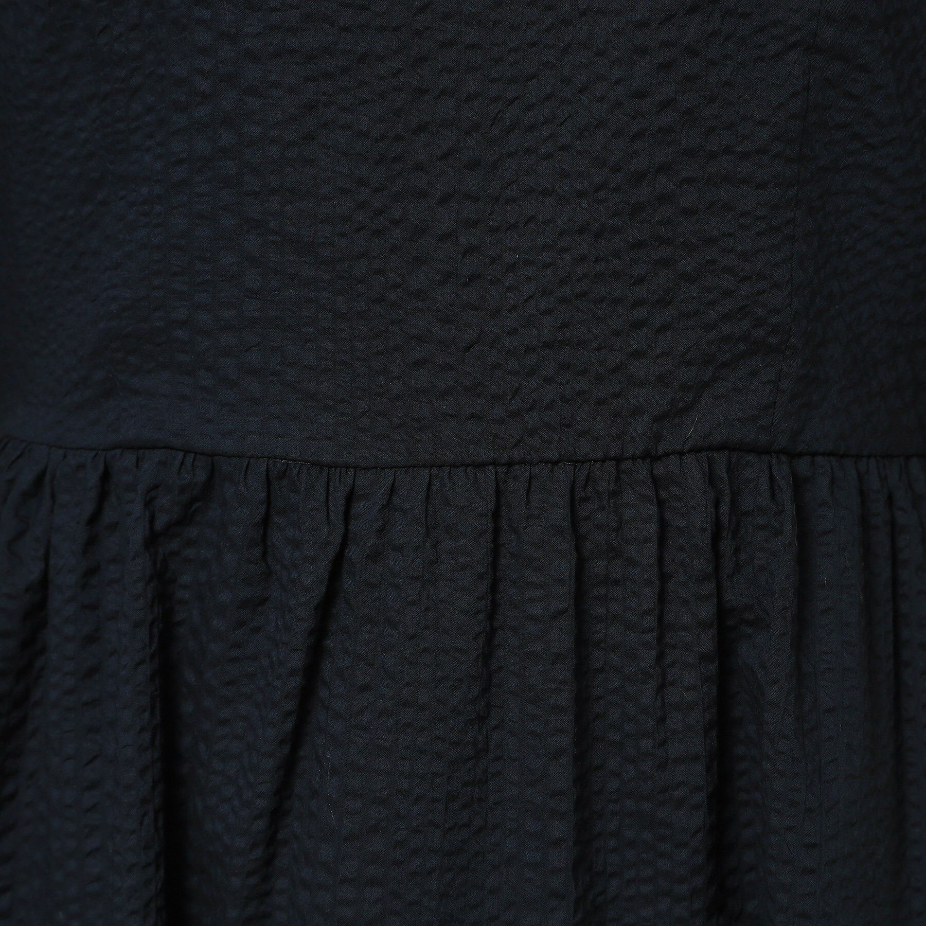 SunaUna「【涼し気！／サッカー素材】パフスリーブワンピース」|ワンピース|