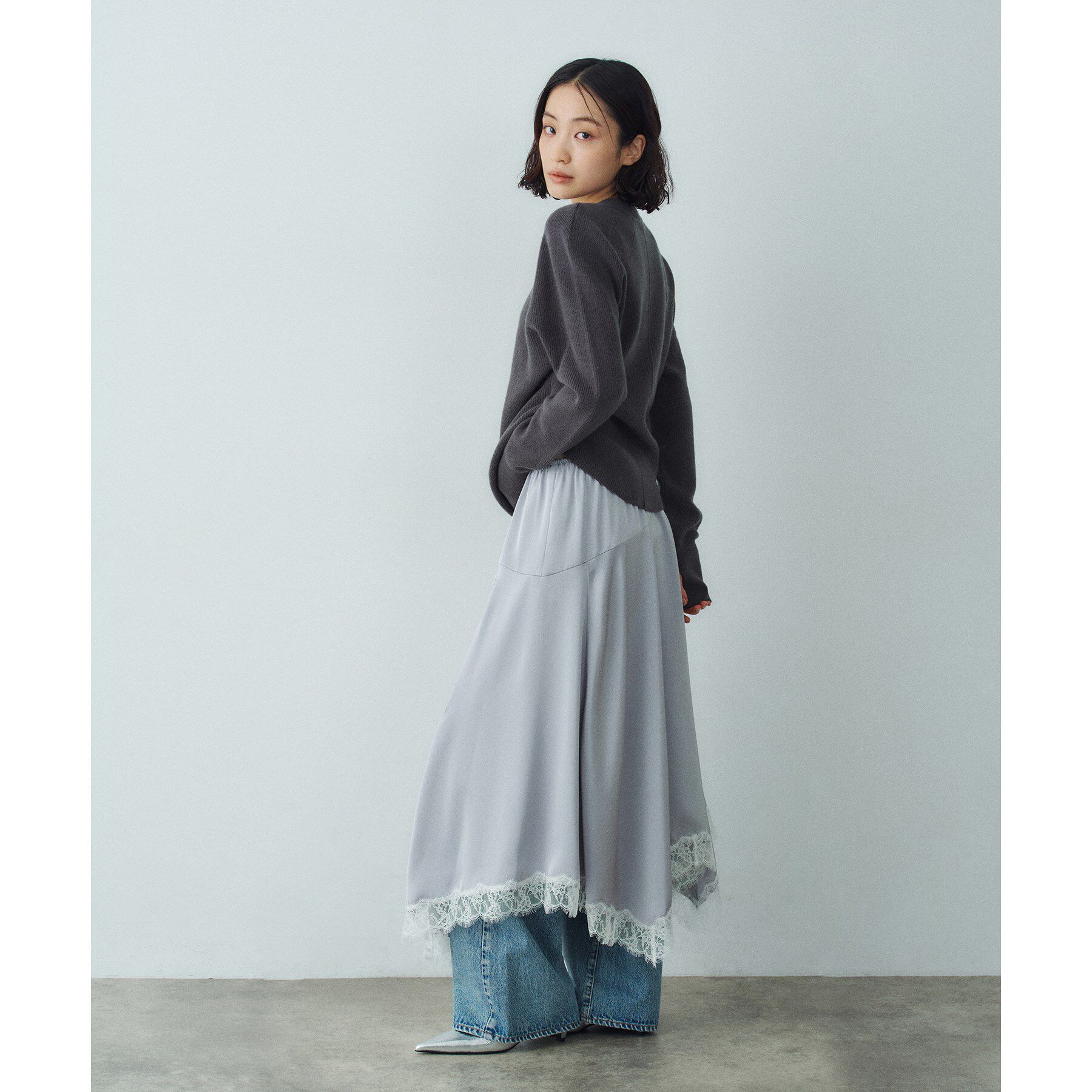 CODE A「lingerie mood lace skirt」|スカート|