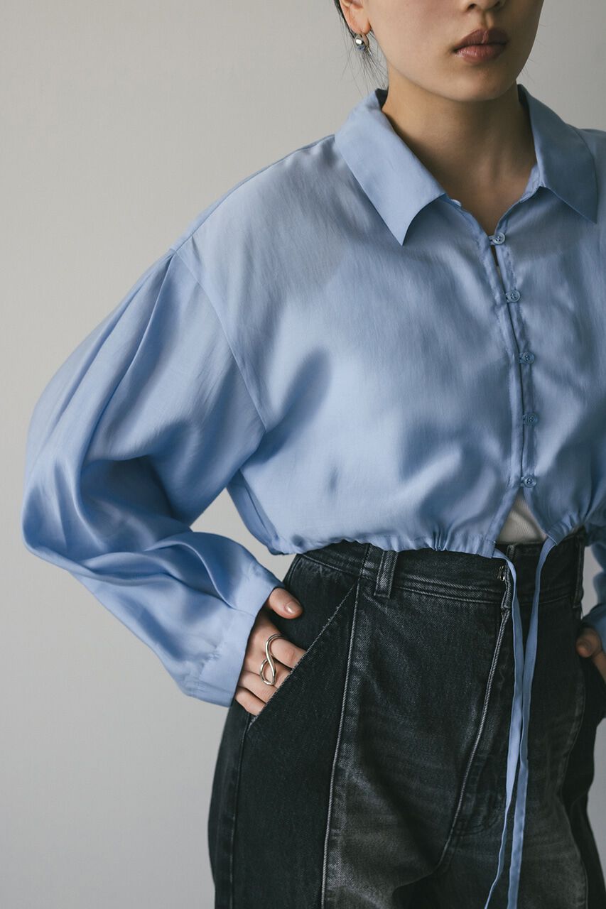 STYLEMIXER「ショートシアーシャツ」|シャツ・ブラウス|