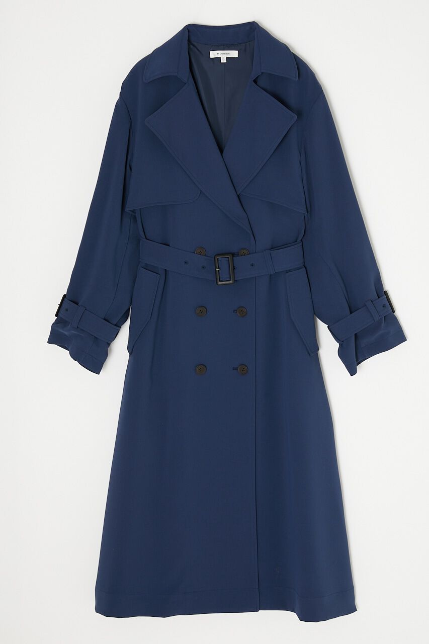 MOUSSY「DRAPE トレンチコート」|その他|NVY