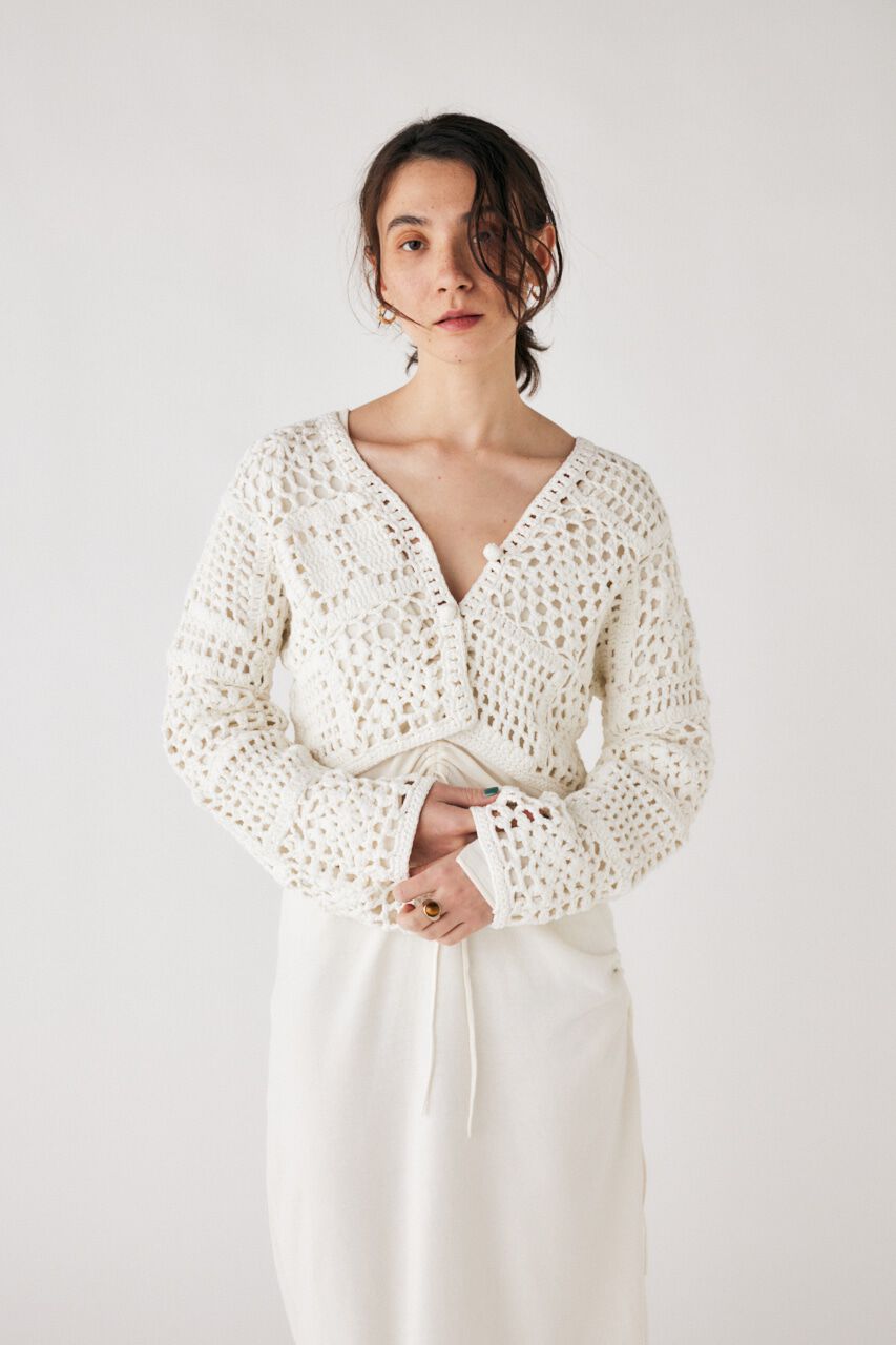 MOUSSY「CROCHET トップス」|ニット・セーター|