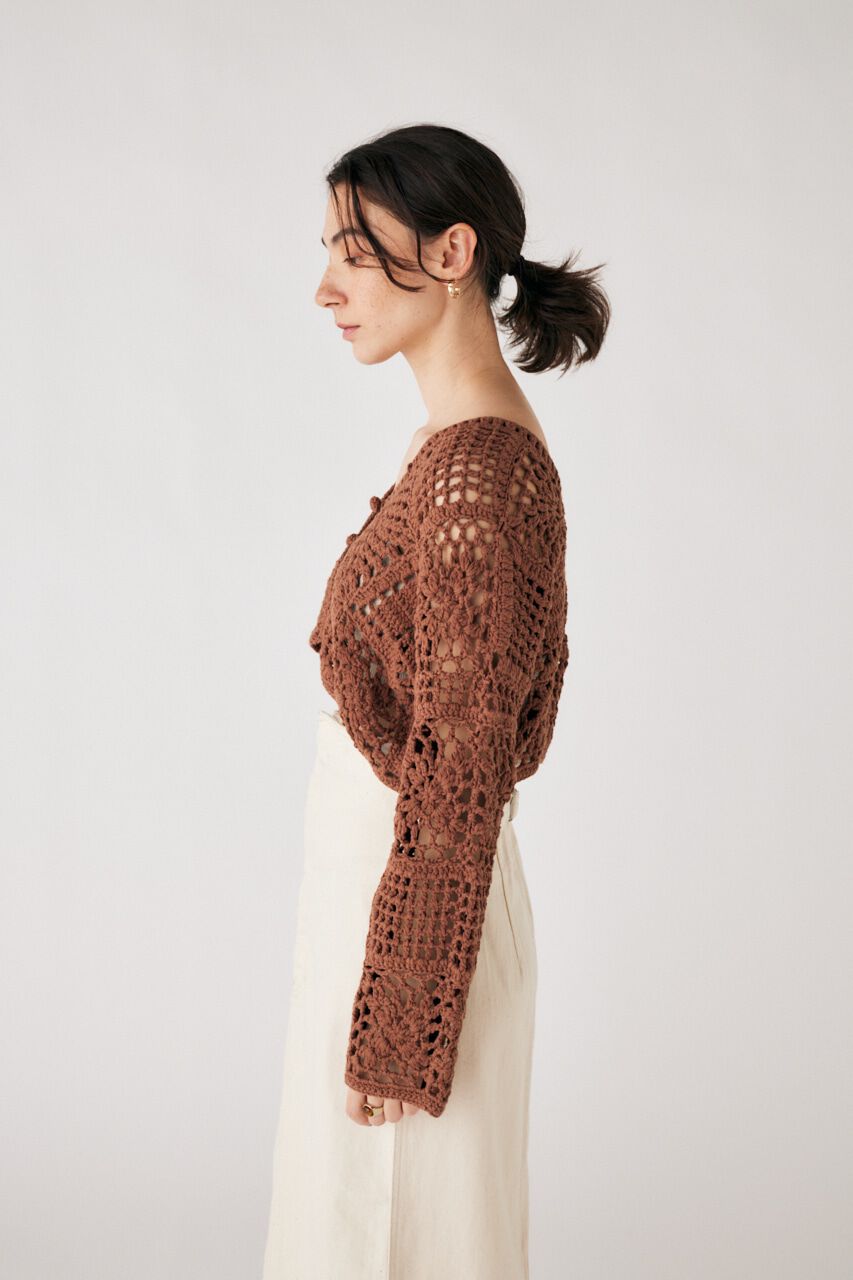 MOUSSY「CROCHET トップス」|ニット・セーター|