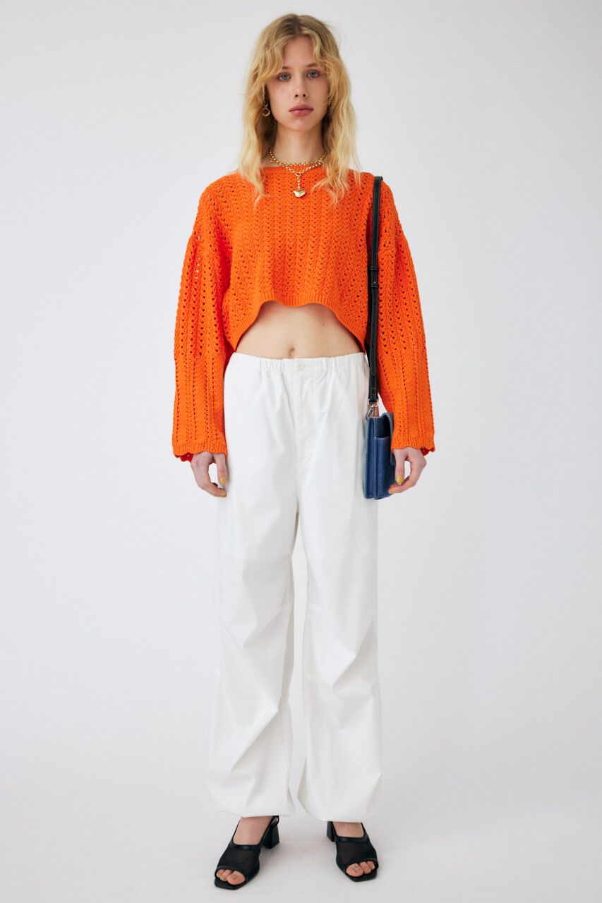 MOUSSY「HW DRAWSTRING GATHER パンツ」|その他|