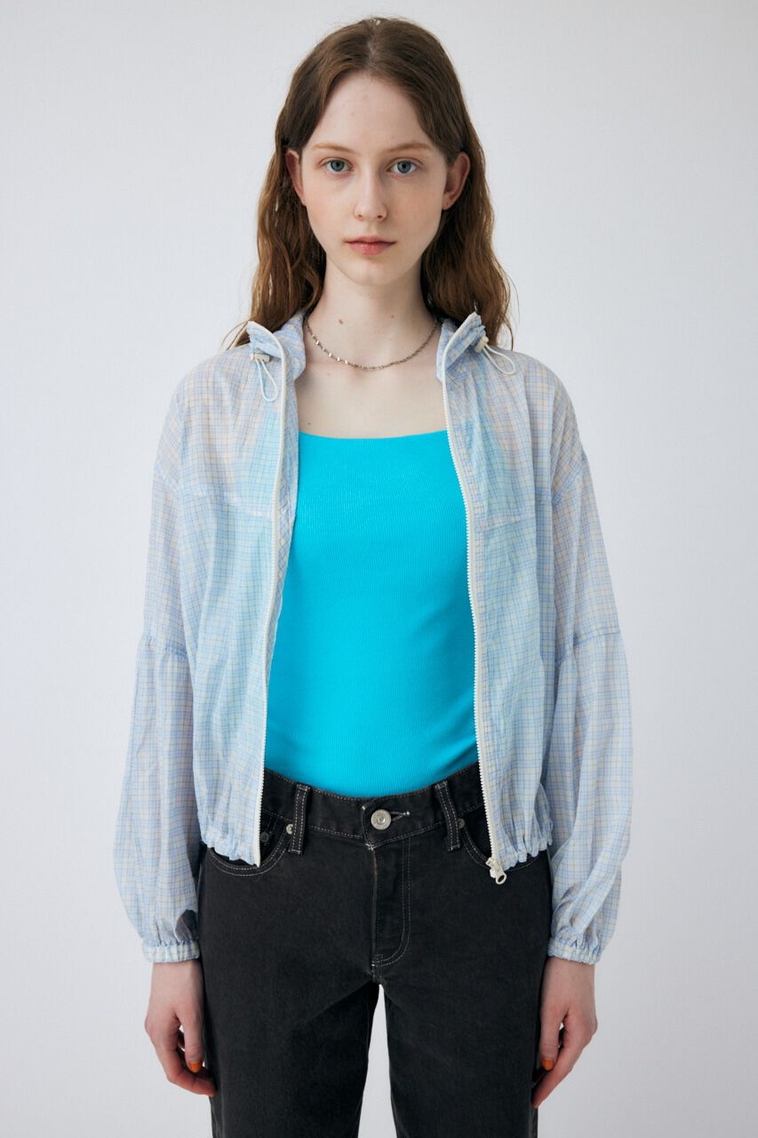 MOUSSY「LIGHT SEE-THROUGH ブルゾン」|その他|柄BLU5