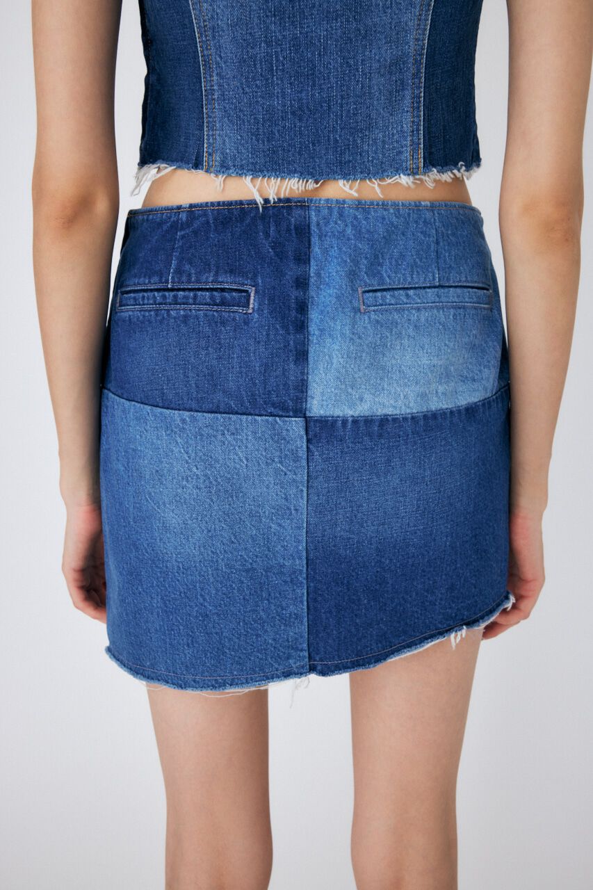 MOUSSY「PANEL DENIM MINI スカート」|スカート|