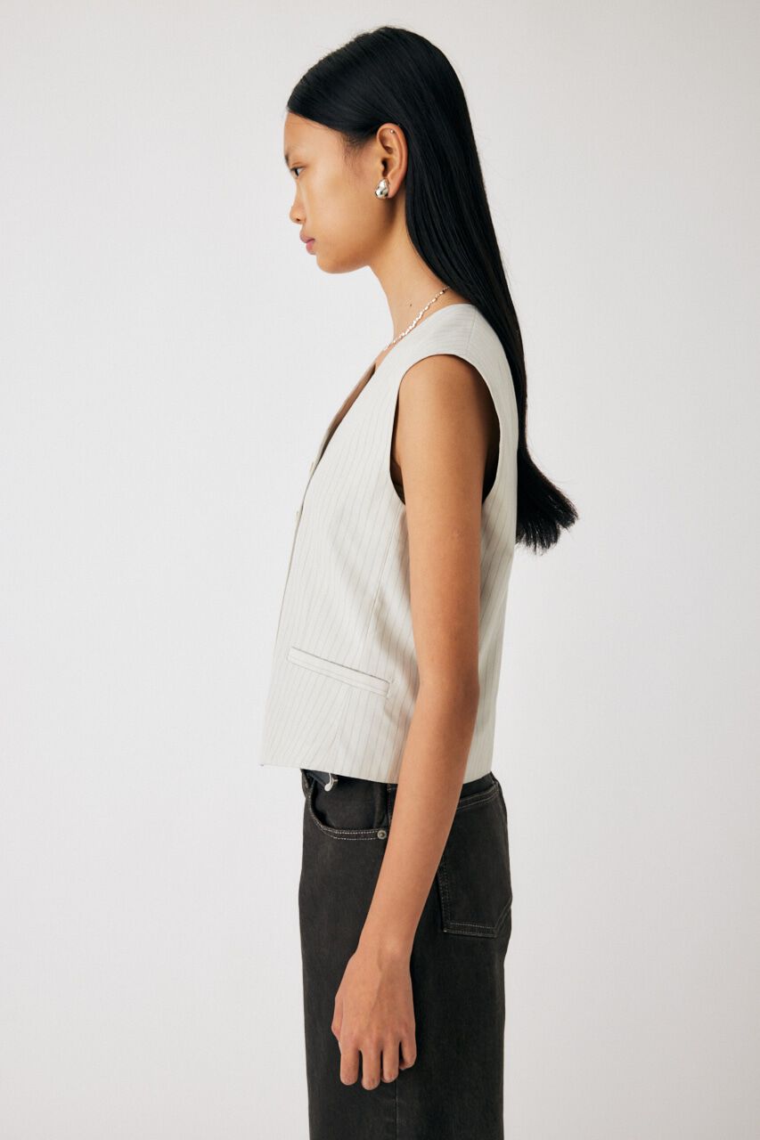 MOUSSY「COMPACT SHORT ベスト」|ダウンベスト・ベスト|