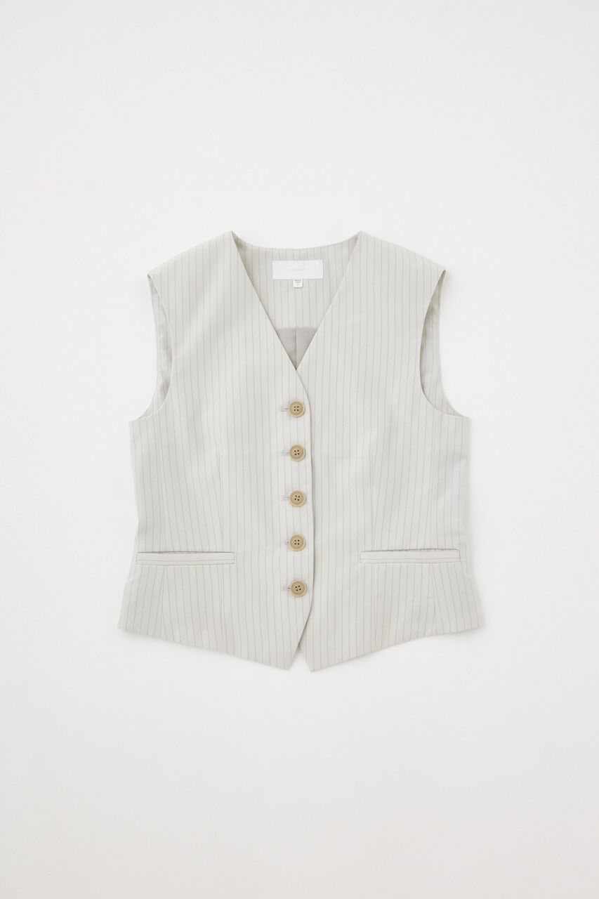 MOUSSY「COMPACT SHORT ベスト」|ダウンベスト・ベスト|