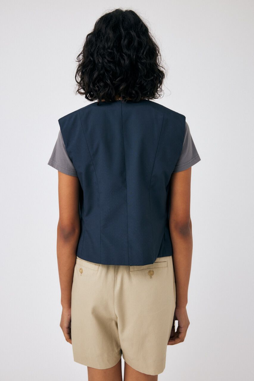 MOUSSY「COMPACT SHORT ベスト」|ダウンベスト・ベスト|