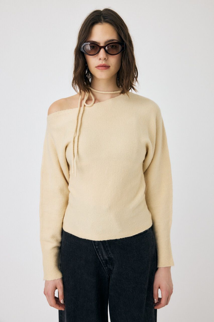 MOUSSY「ONE SHOULDER セーター」|ニット・セーター|