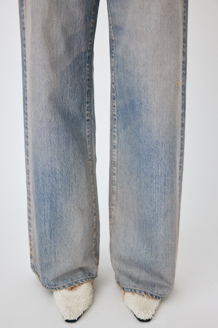 MOUSSY「MIDRISE  バギーデニム」|デニム|