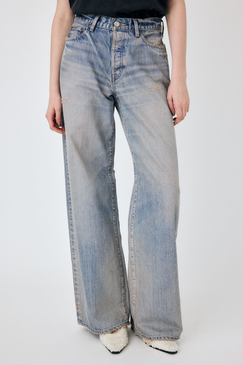 MOUSSY「MIDRISE  バギーデニム」|デニム|