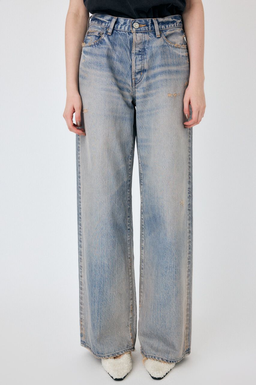 MOUSSY「MIDRISE  バギーデニム」|デニム|