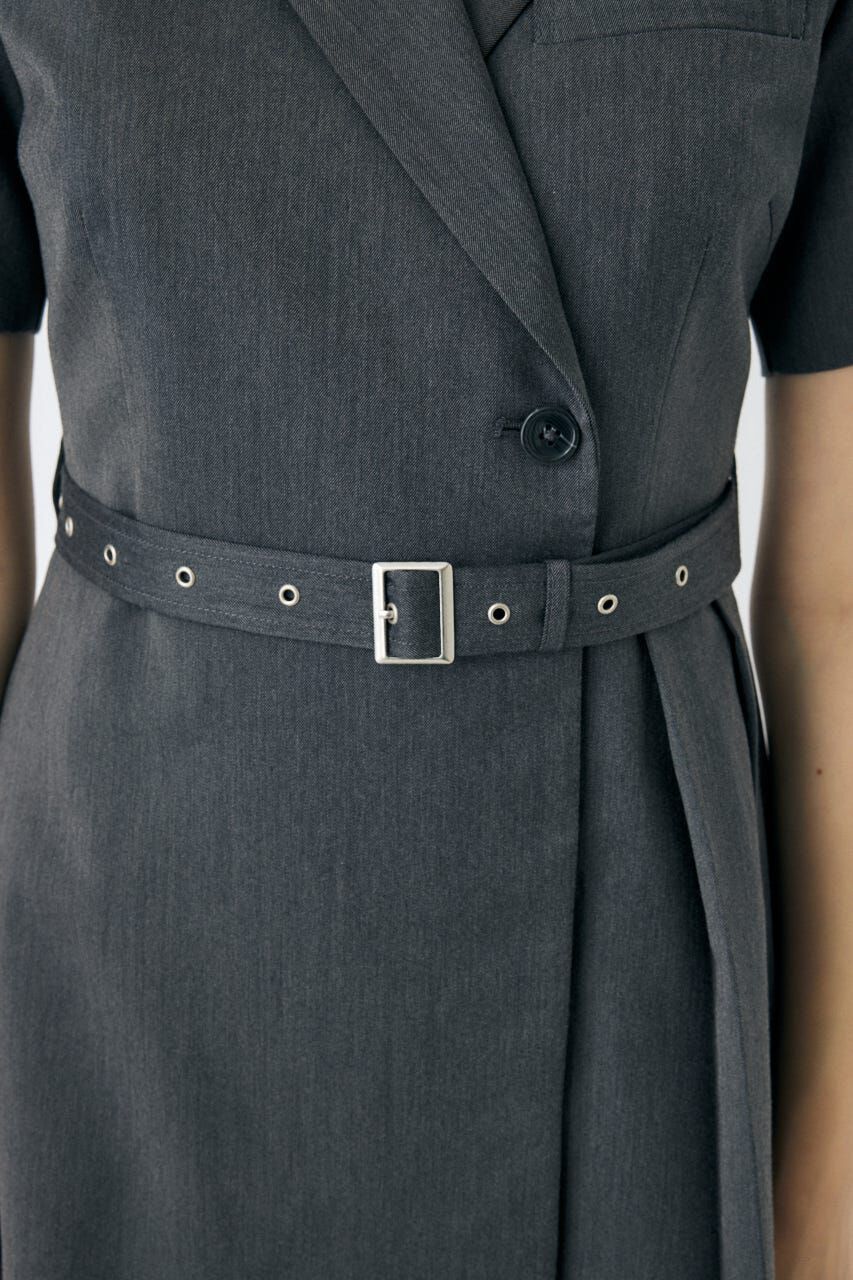 MOUSSY「BLAZER PLEATS ミニドレス」|ワンピース|