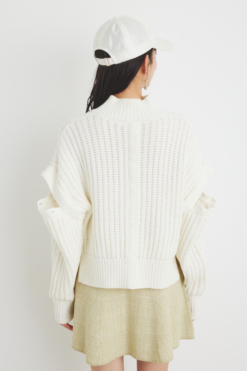 rienda「MANY WAY SLVニットTOP」|ニット・セーター|