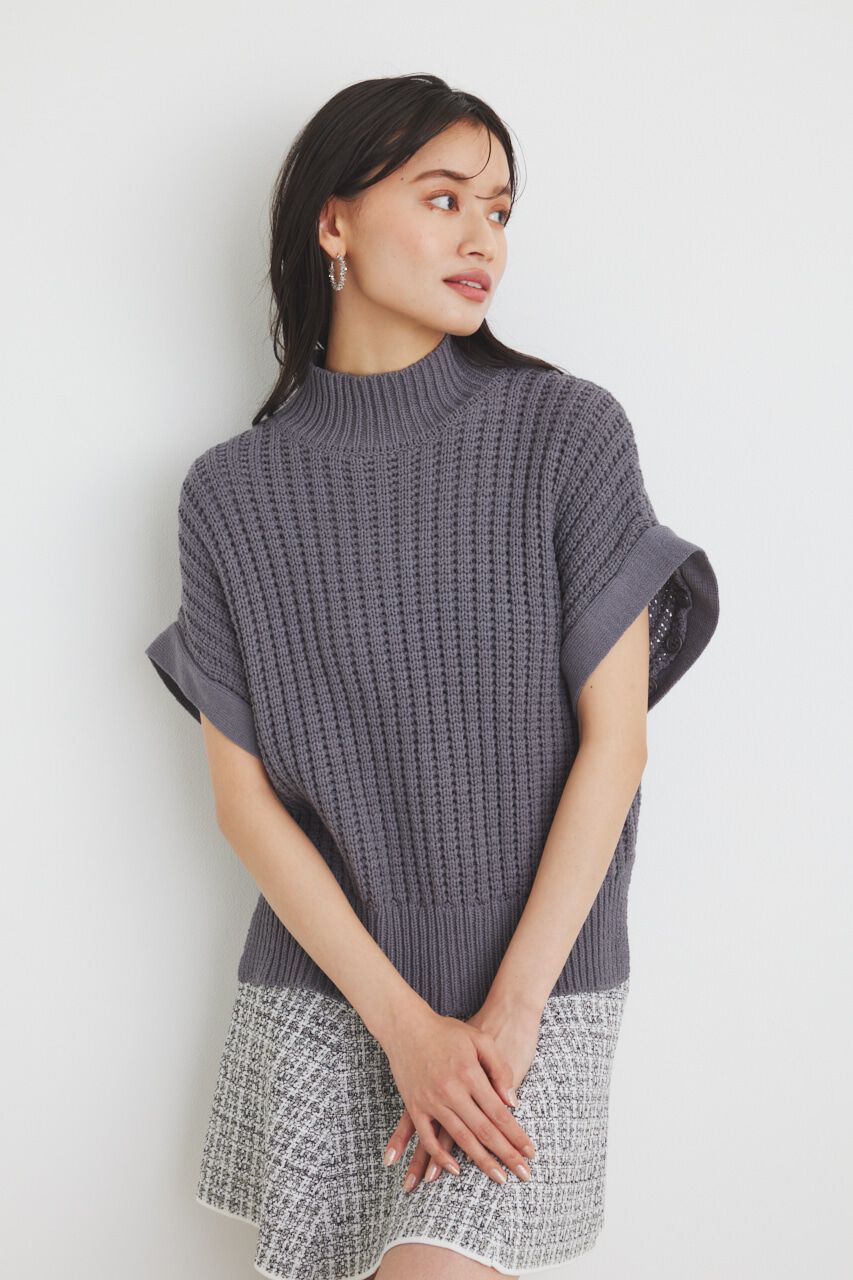 rienda「MANY WAY SLVニットTOP」|ニット・セーター|