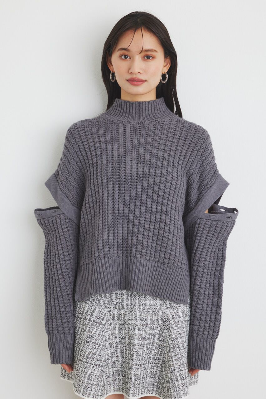 rienda「MANY WAY SLVニットTOP」|ニット・セーター|