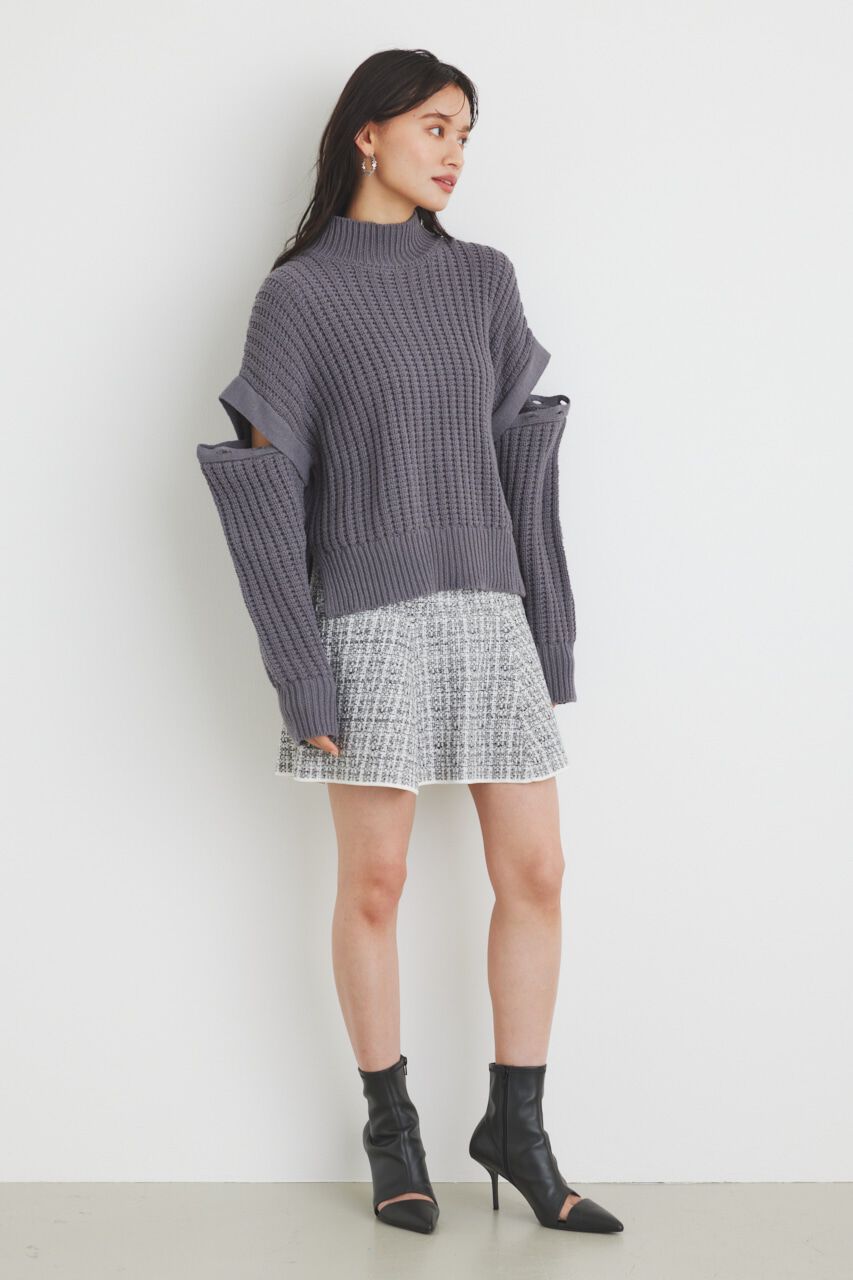 rienda「MANY WAY SLVニットTOP」|ニット・セーター|