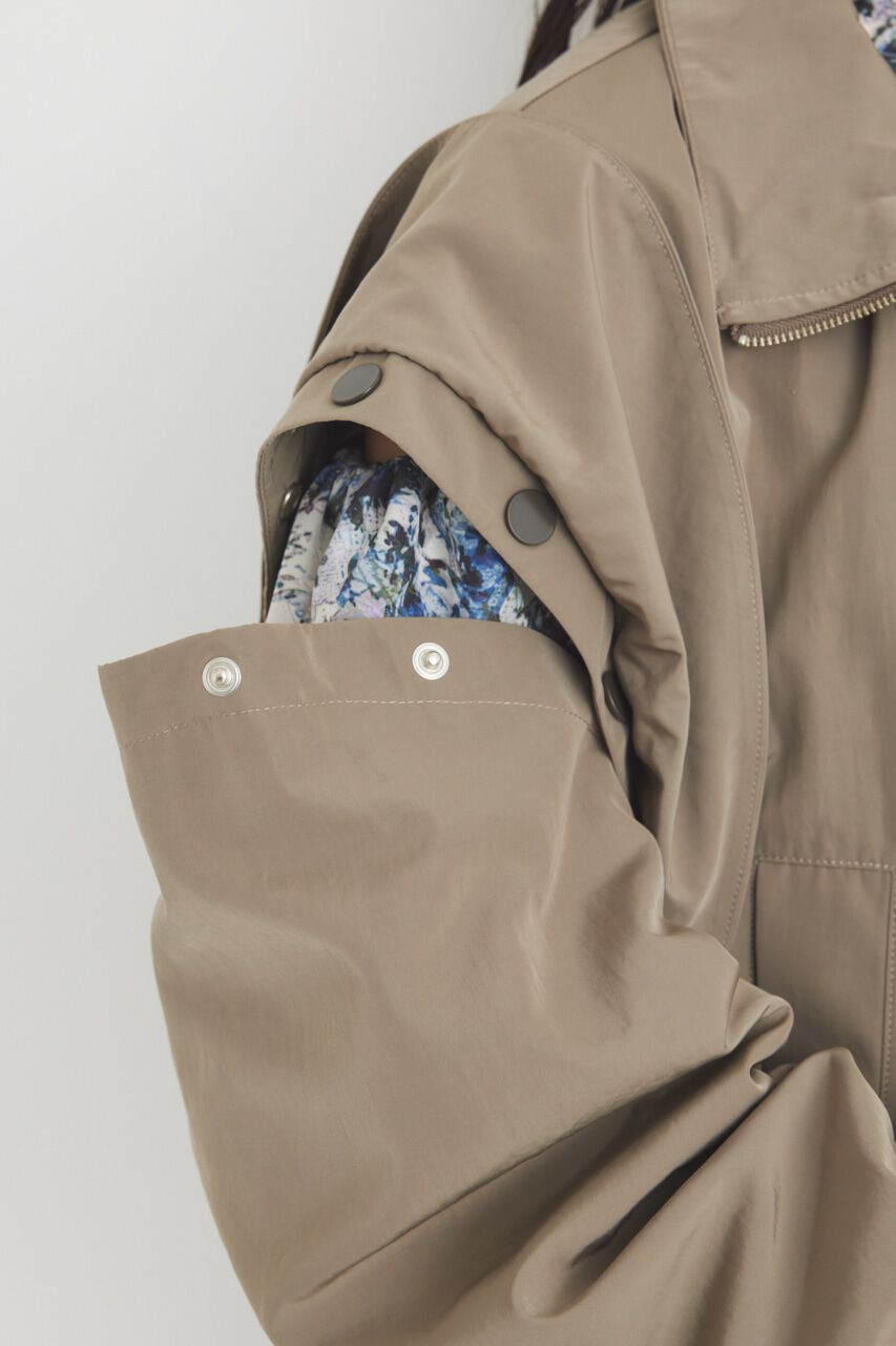 rienda「フリルショルダー2WAYブルゾン」|ブルゾン・スタジャン|