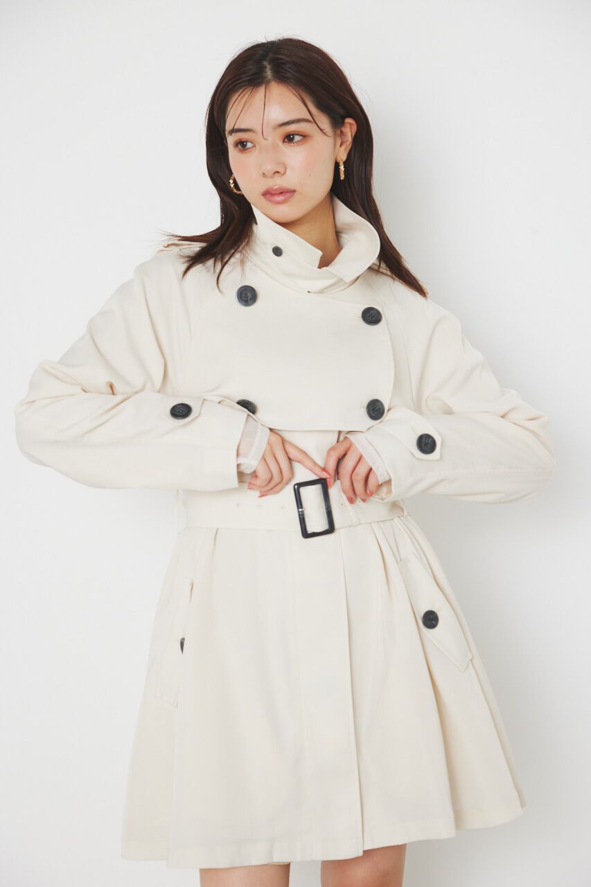 rienda「＃ジェラートトレンチ ミニコート」|その他|