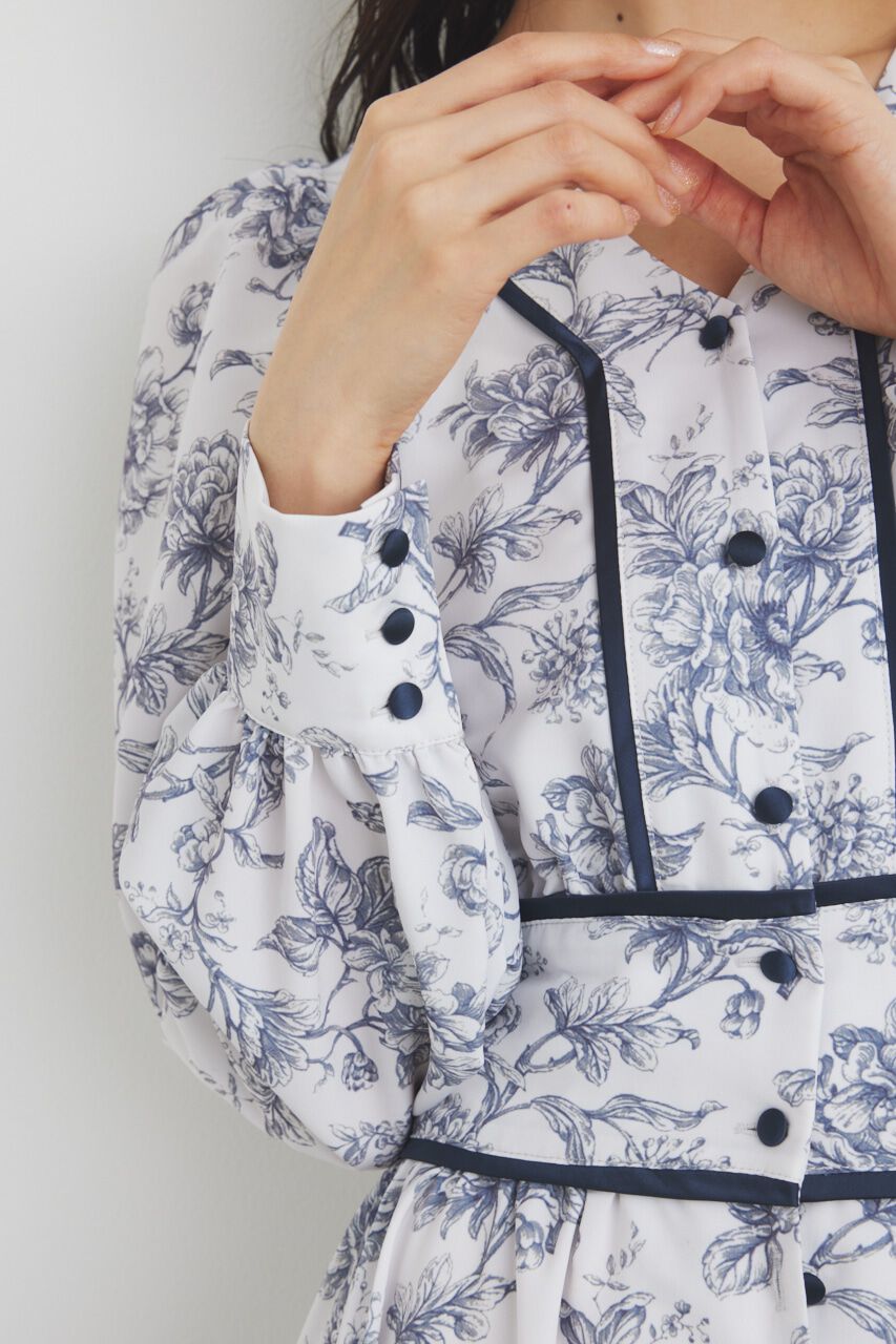 rienda「パイピングデザインフレアOP」|ワンピース|