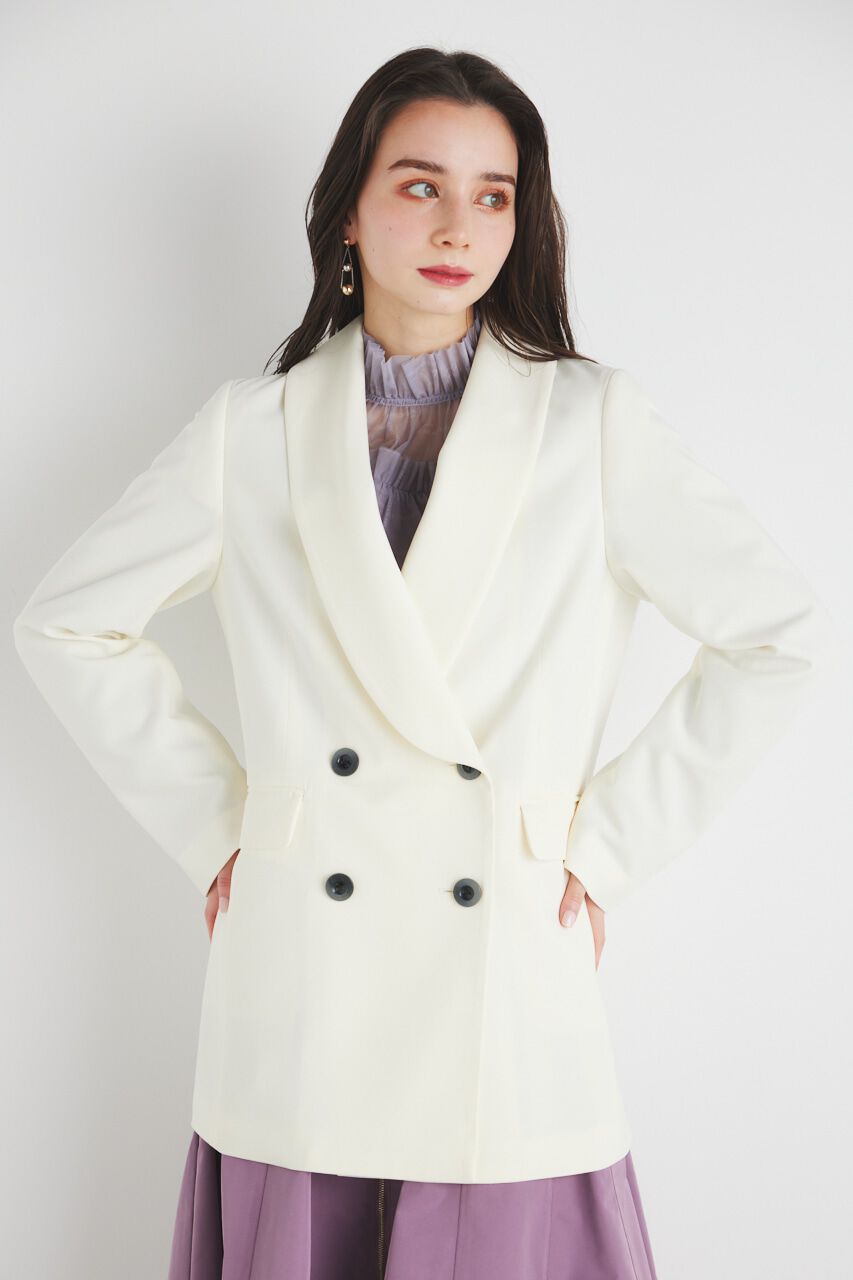 rienda「ダブルボタンショールカラーテーラードJK」|その他|