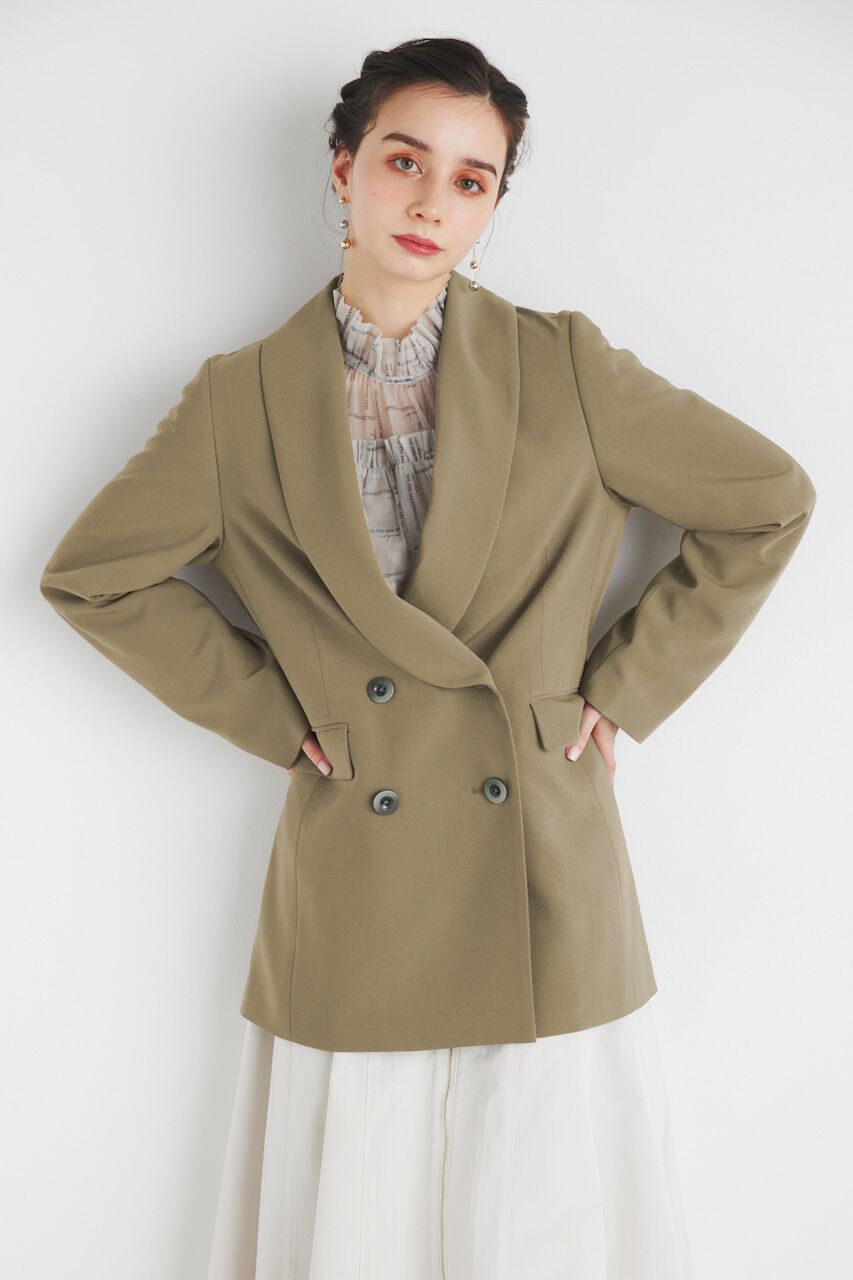 rienda「ダブルボタンショールカラーテーラードJK」|その他|