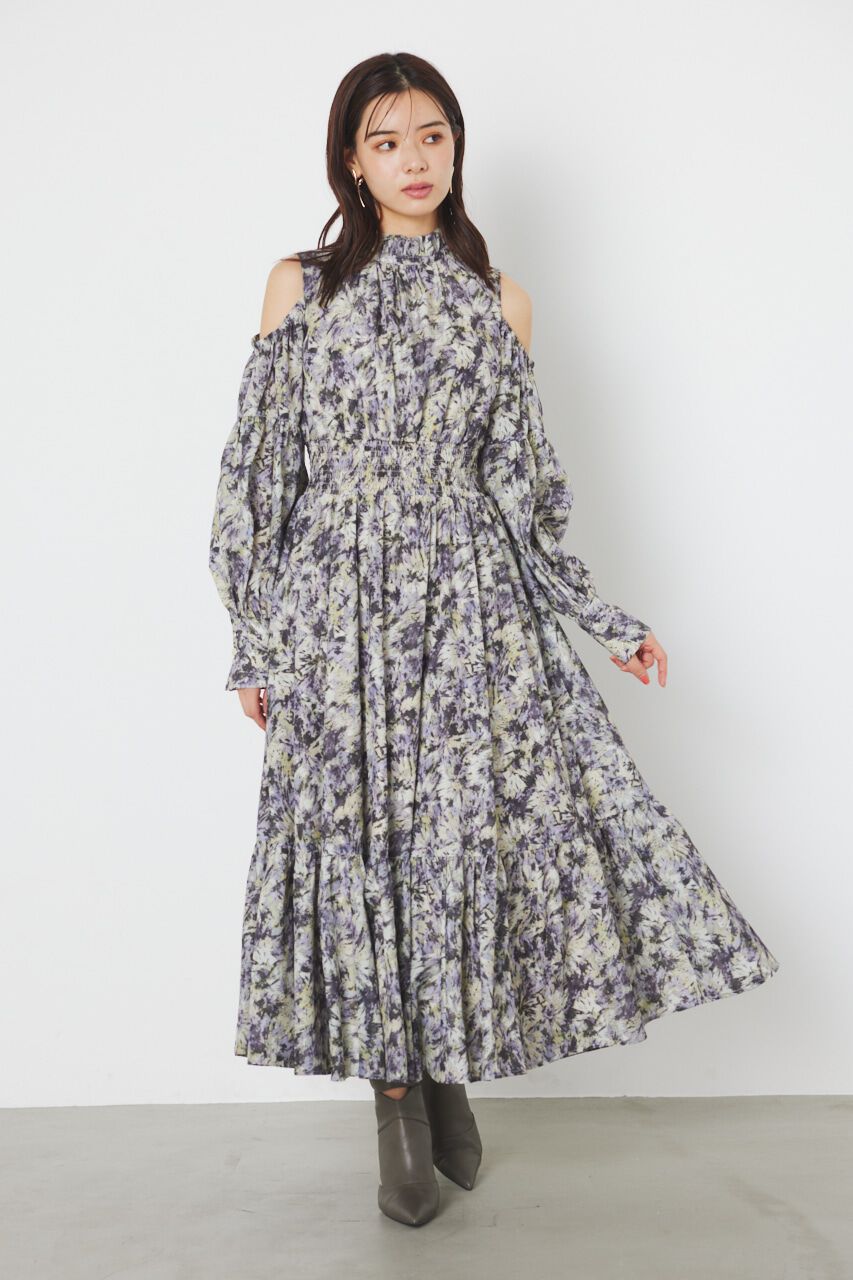 rienda「＃デュアルフラワーワンピース」|ワンピース|