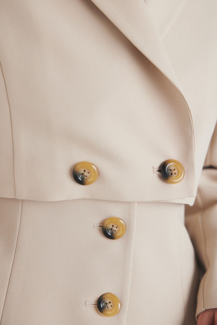 rienda「パフスリーブクロップドJK」|その他|