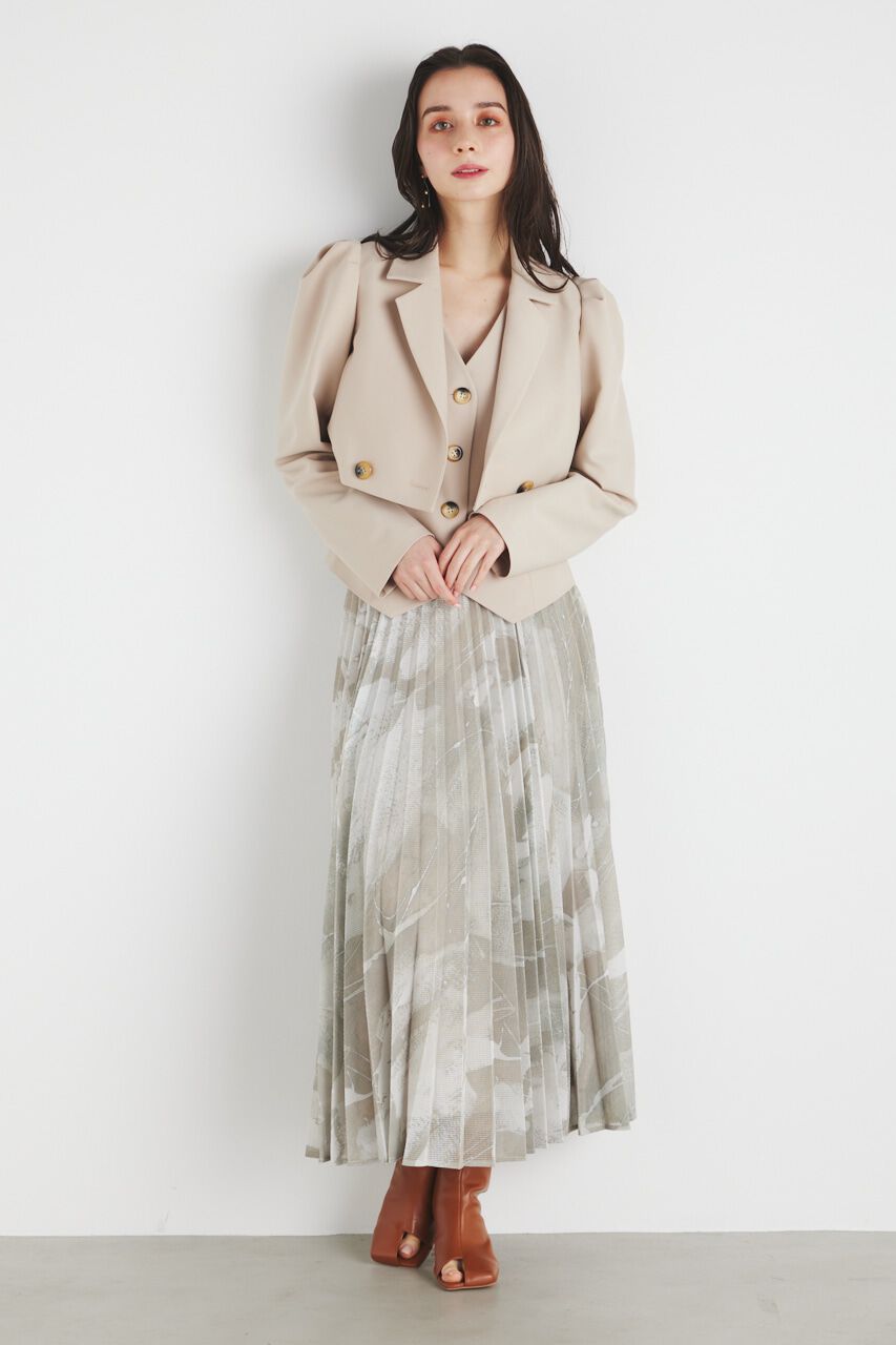 rienda「メッシュプリーツ J/W SK」|スカート|