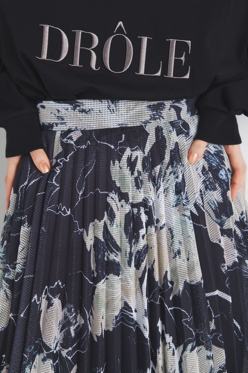 rienda「メッシュプリーツ J/W SK」|スカート|