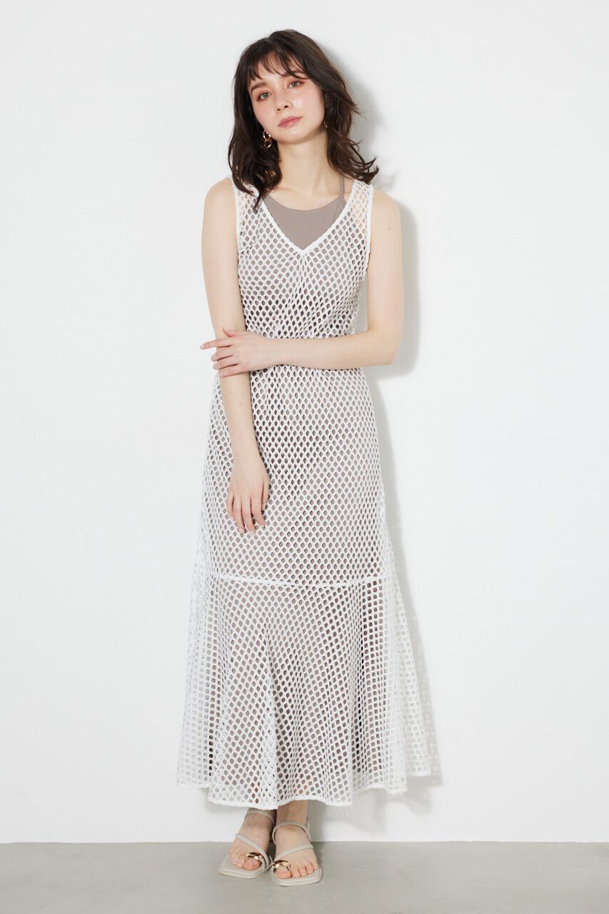 rienda「メッシュマーメイドレイヤードOP」|ワンピース|