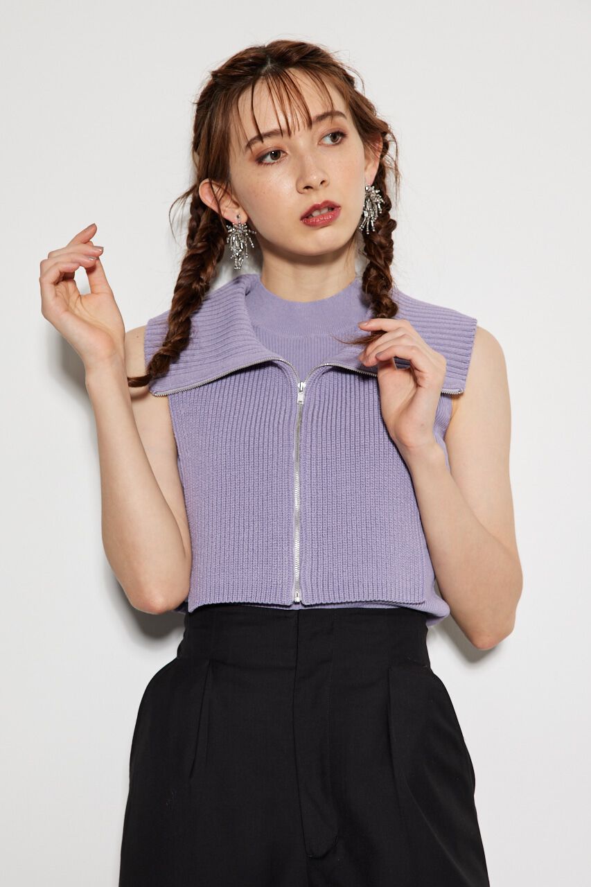 rienda「ベストSET Knit TOP」|タンクトップ|