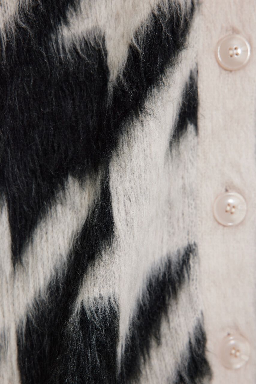 rienda「2WAYロングシャギーKnit CD」|カーディガン|