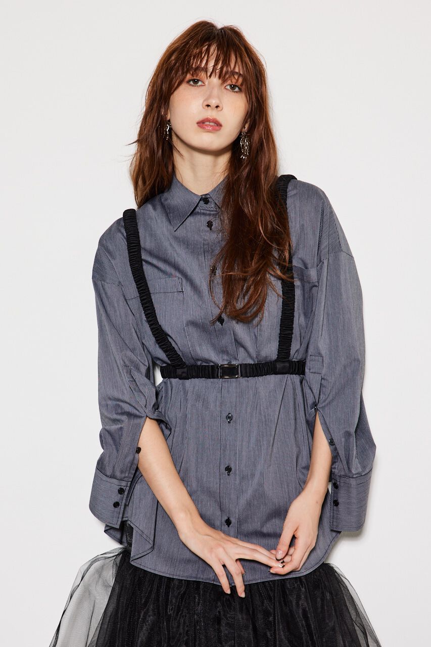 rienda「シャーリングハーネスBLS」|シャツ・ブラウス|