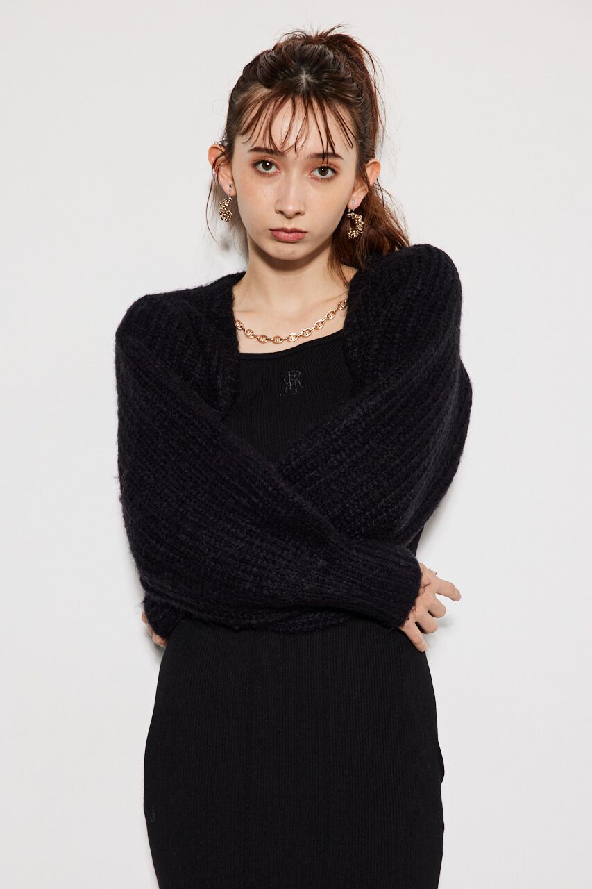 rienda「2WAY RRボレロタイトKnit OP」|ワンピース|