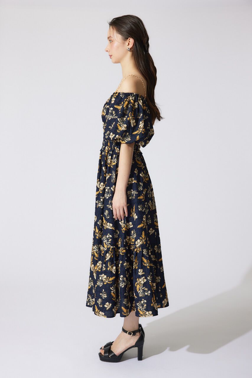 rienda「バルーンスリーブフレアワンピース」|ワンピース|